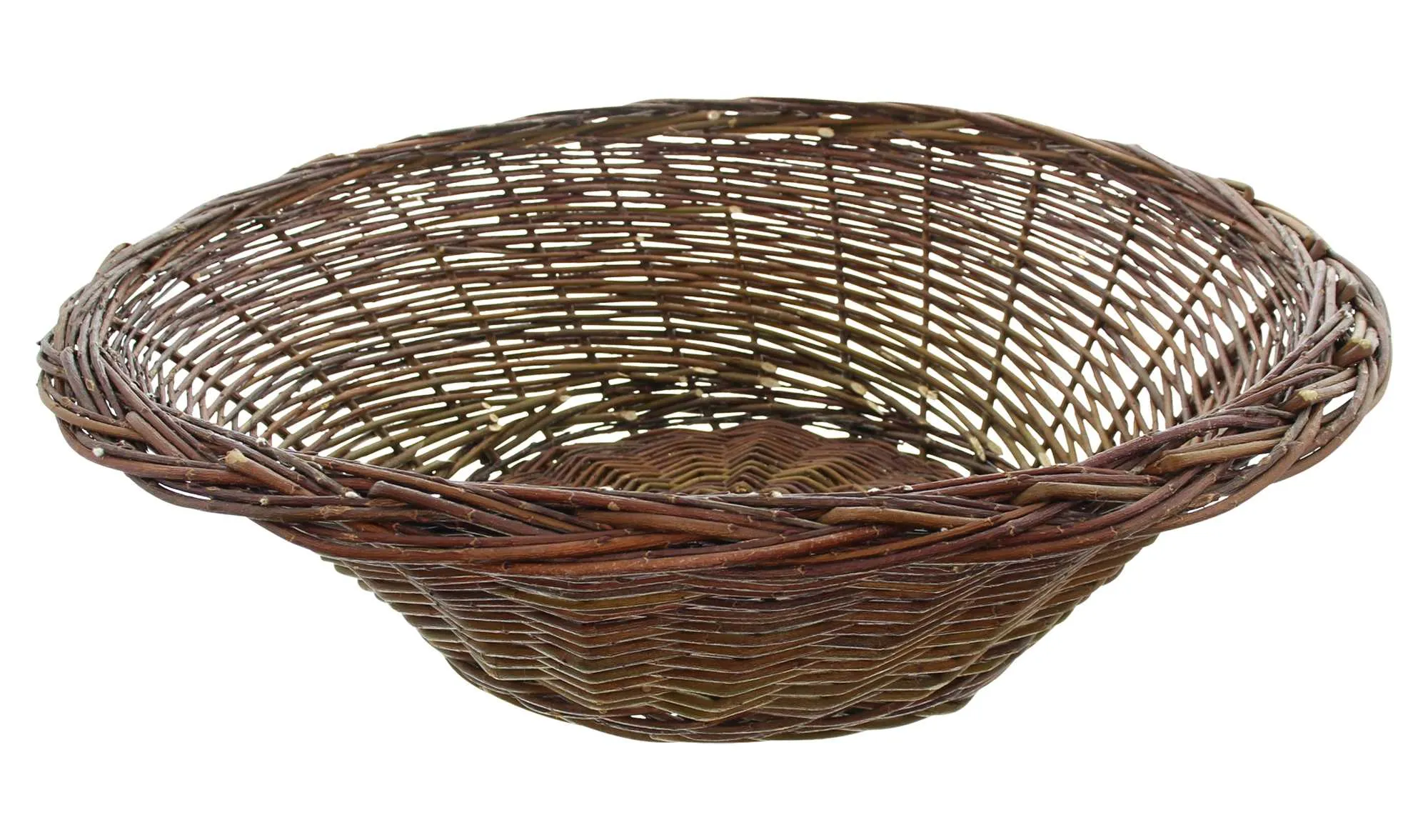 Auslagekorb "Naturweide", rund  im Frank Flechtwaren Online Shop für Ladendeko kaufen