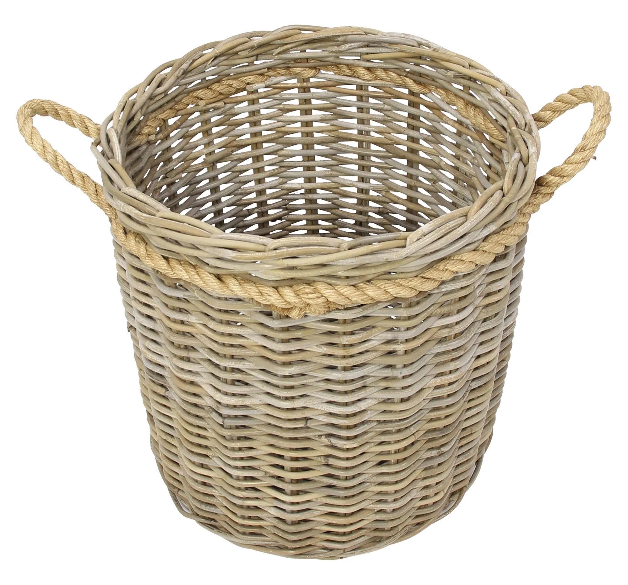 Rattankorb "Koboo-Grey"  im Frank Flechtwaren Online Shop für Landhaus-Flair kaufen