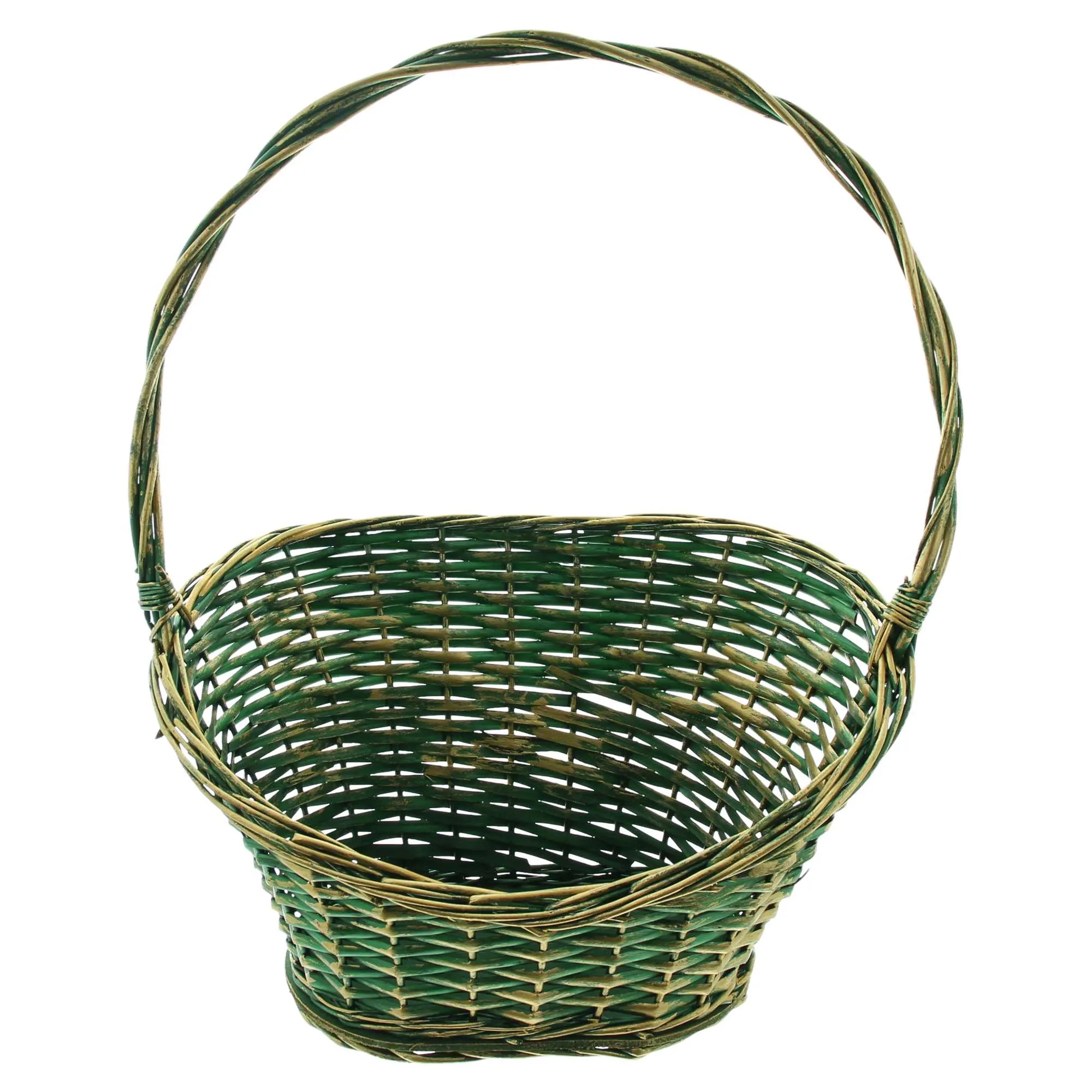 Präsentkorb "Grün/Gold"  im Frank Flechtwaren Online Shop für Präsentkörbe kaufen