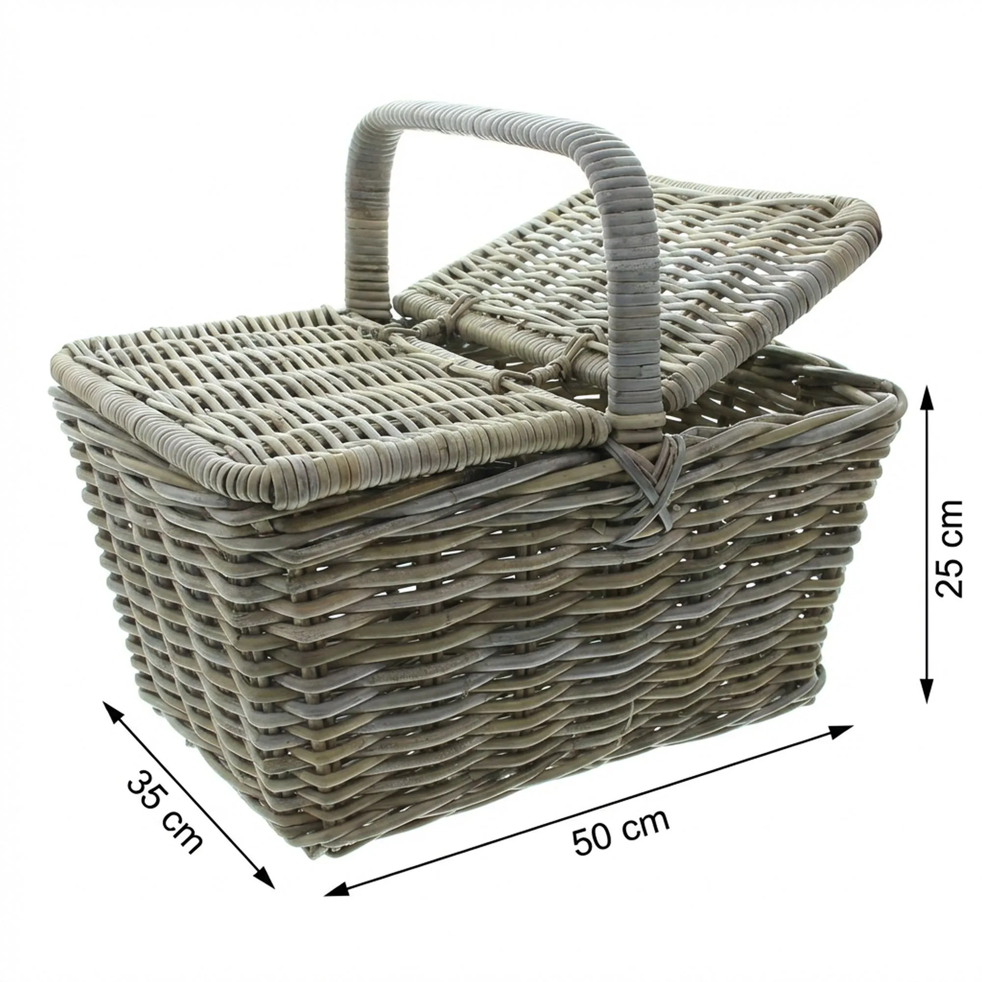 Picknickkorb "Rattan"  im Frank Flechtwaren Online Shop für Landhaus-Flair kaufen