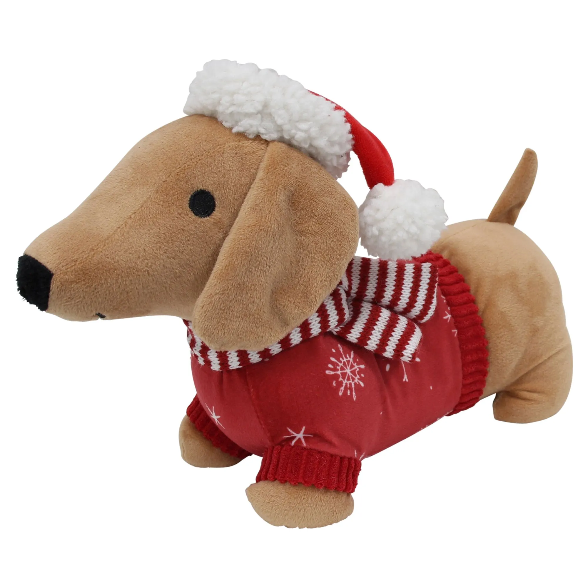 Türstopper "Weihnachtsdackel"  im Frank Flechtwaren Online Shop für Auf den Dackel gekommen kaufen