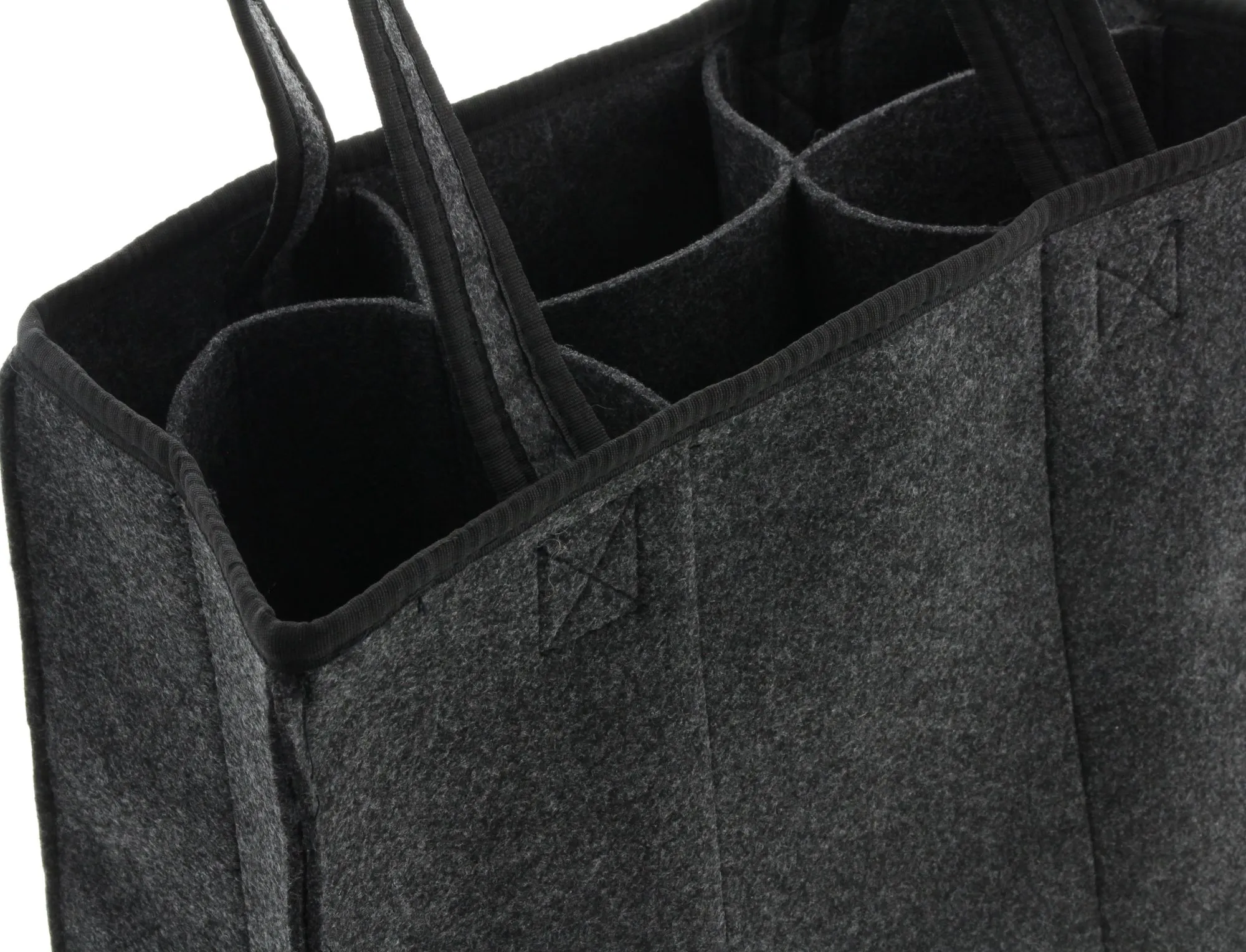Flaschenträger "Anthrazit"  im Frank Flechtwaren Online Shop für Modern Living kaufen