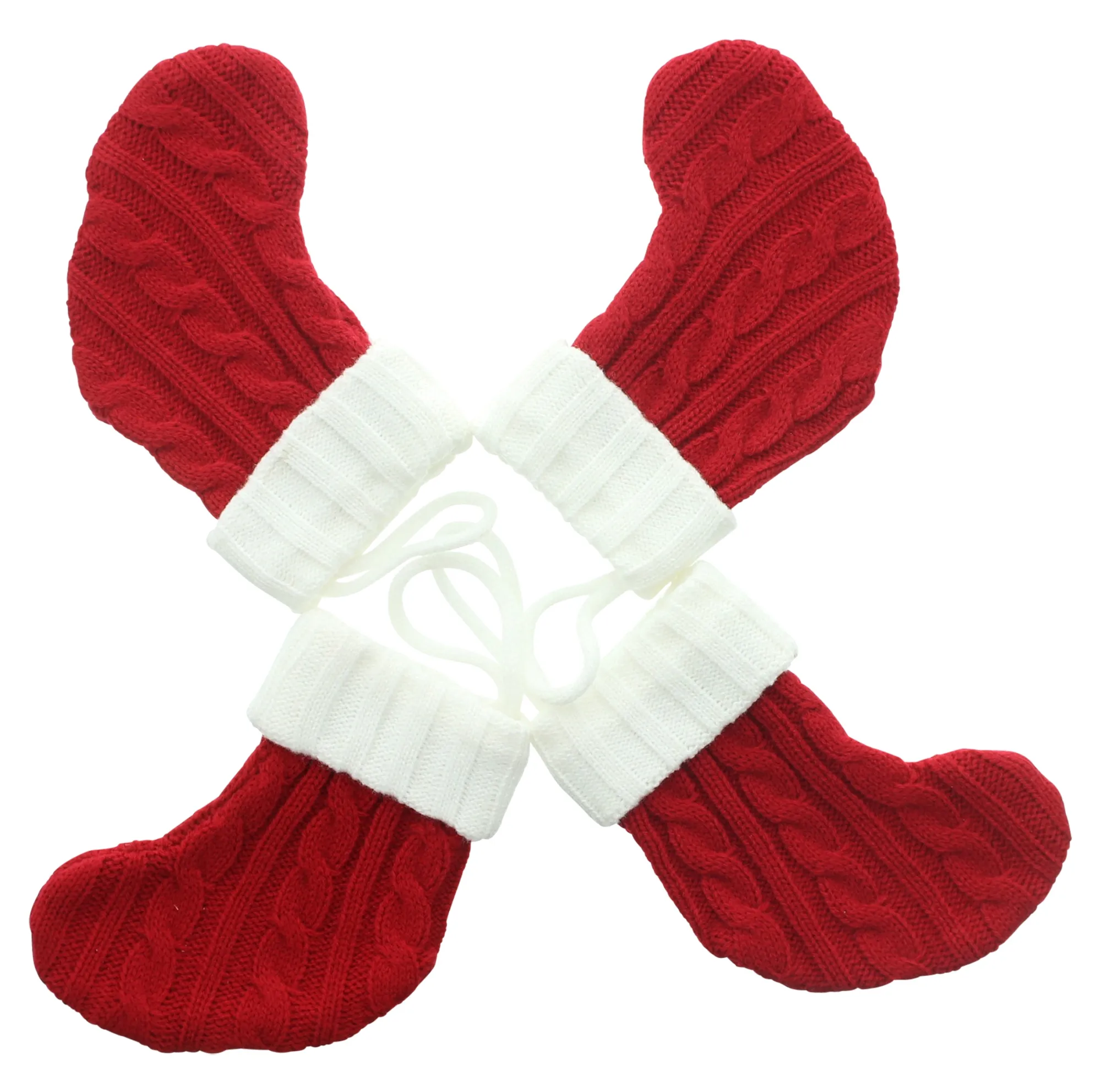 Bestecksöckchen "Santa", 4er Set  im Frank Flechtwaren Online Shop für Geschenktaschen &amp; -säckchen kaufen