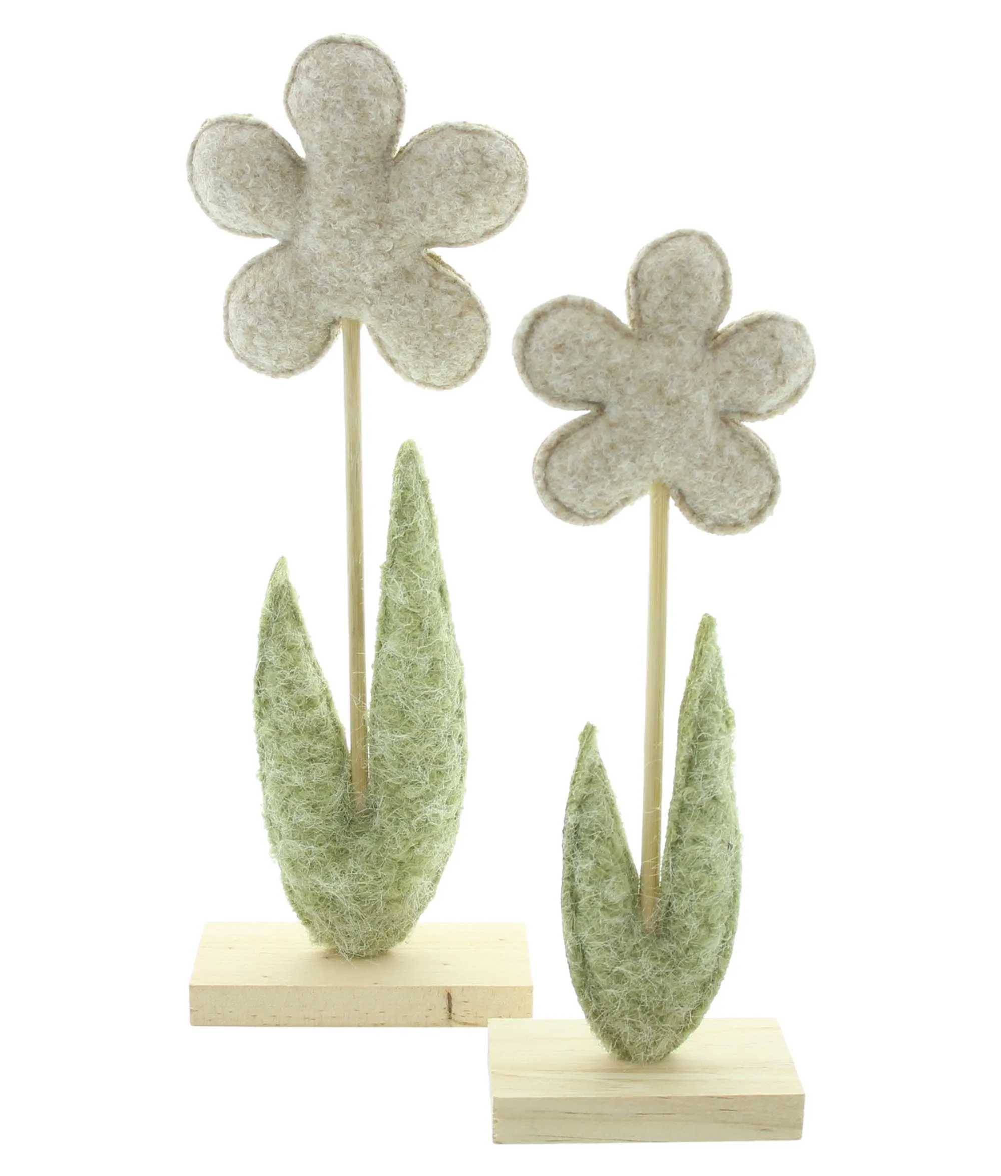 Dekoblume "Soft", 2er Set  im Frank Flechtwaren Online Shop für Dekosäulen kaufen