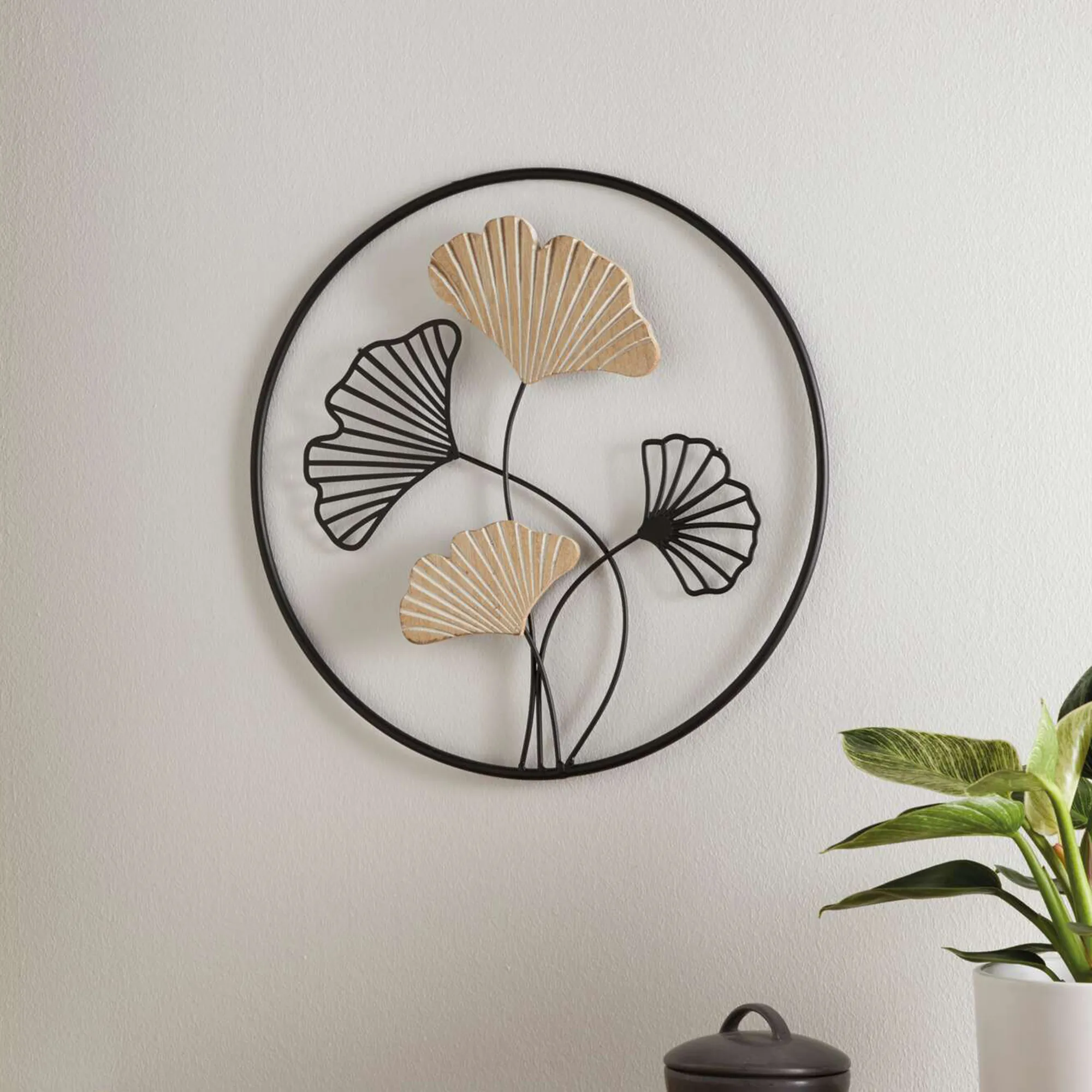 Wanddeko "Ginkgo"  im Frank Flechtwaren Online Shop kaufen