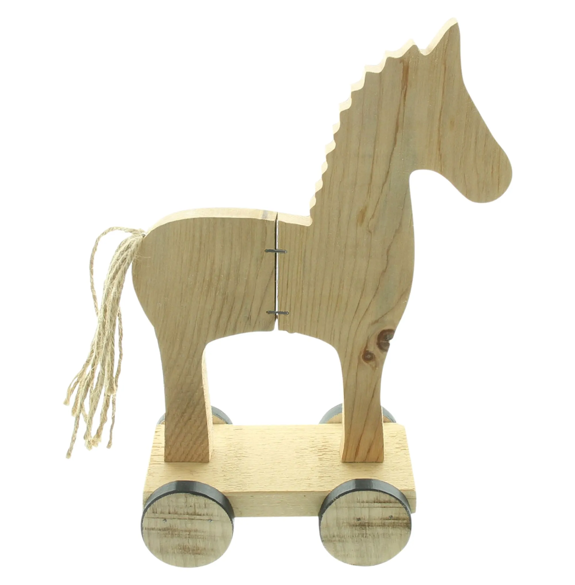 Figur "Nostalgisches Pferdchen"  im Frank Flechtwaren Online Shop für Weihnachtliche Dekofiguren kaufen