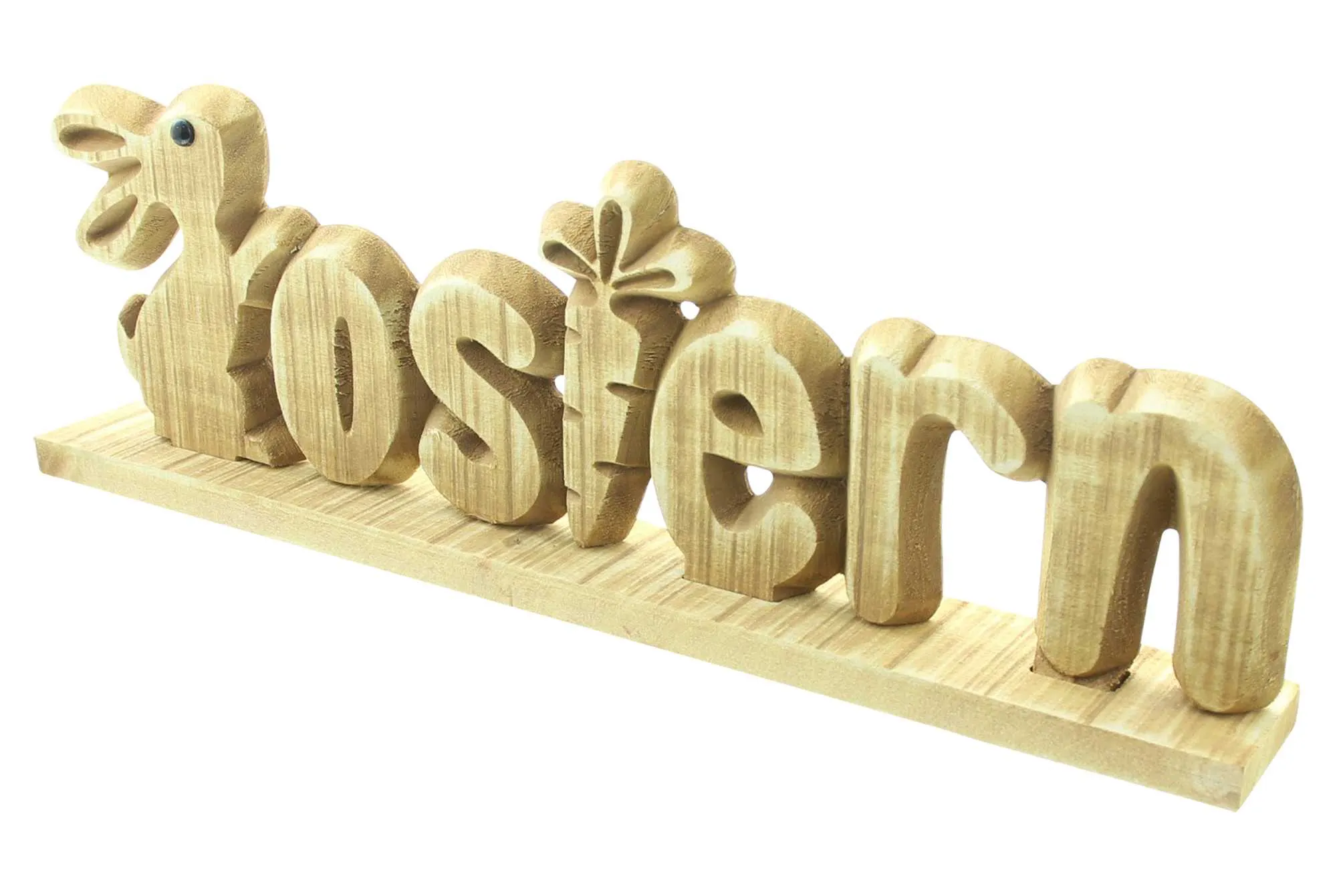 Schriftzug "Ostern"  im Frank Flechtwaren Online Shop für Hasen &amp; Co kaufen