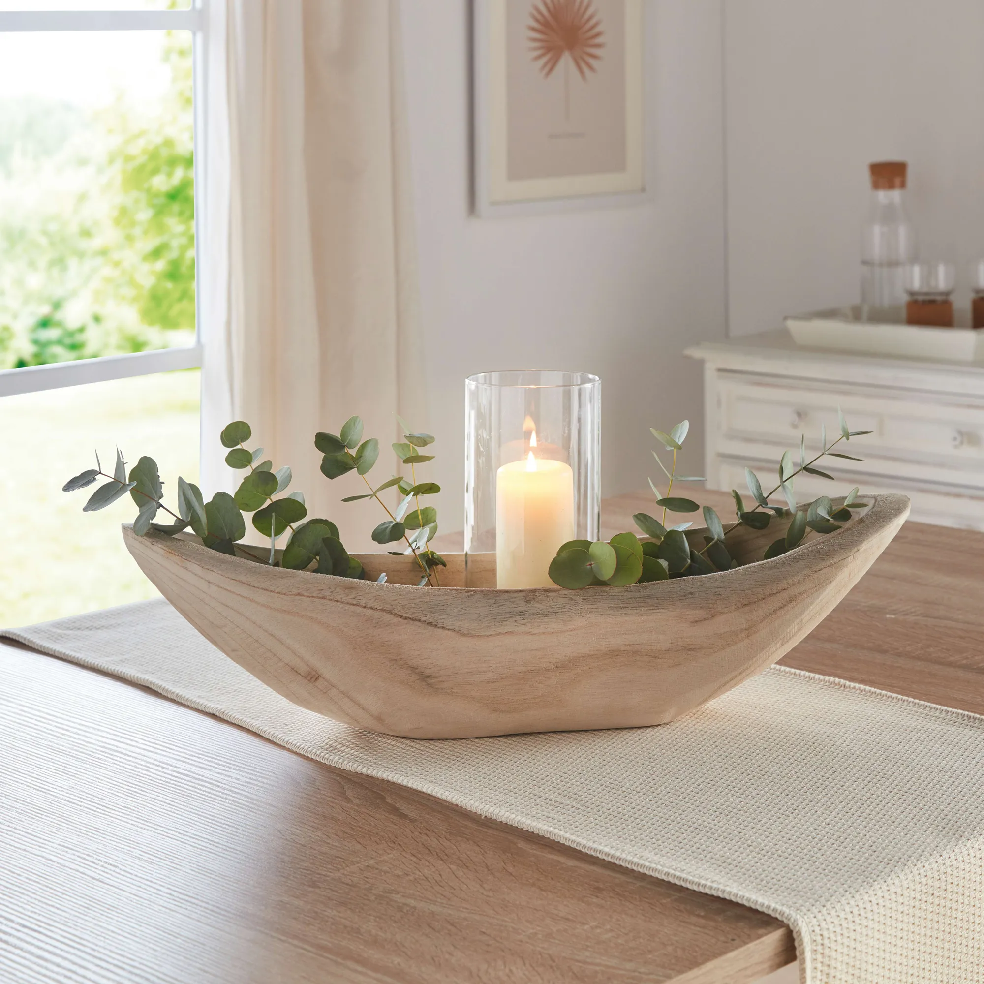 Schale "Wood", tief  im Frank Flechtwaren Online Shop kaufen