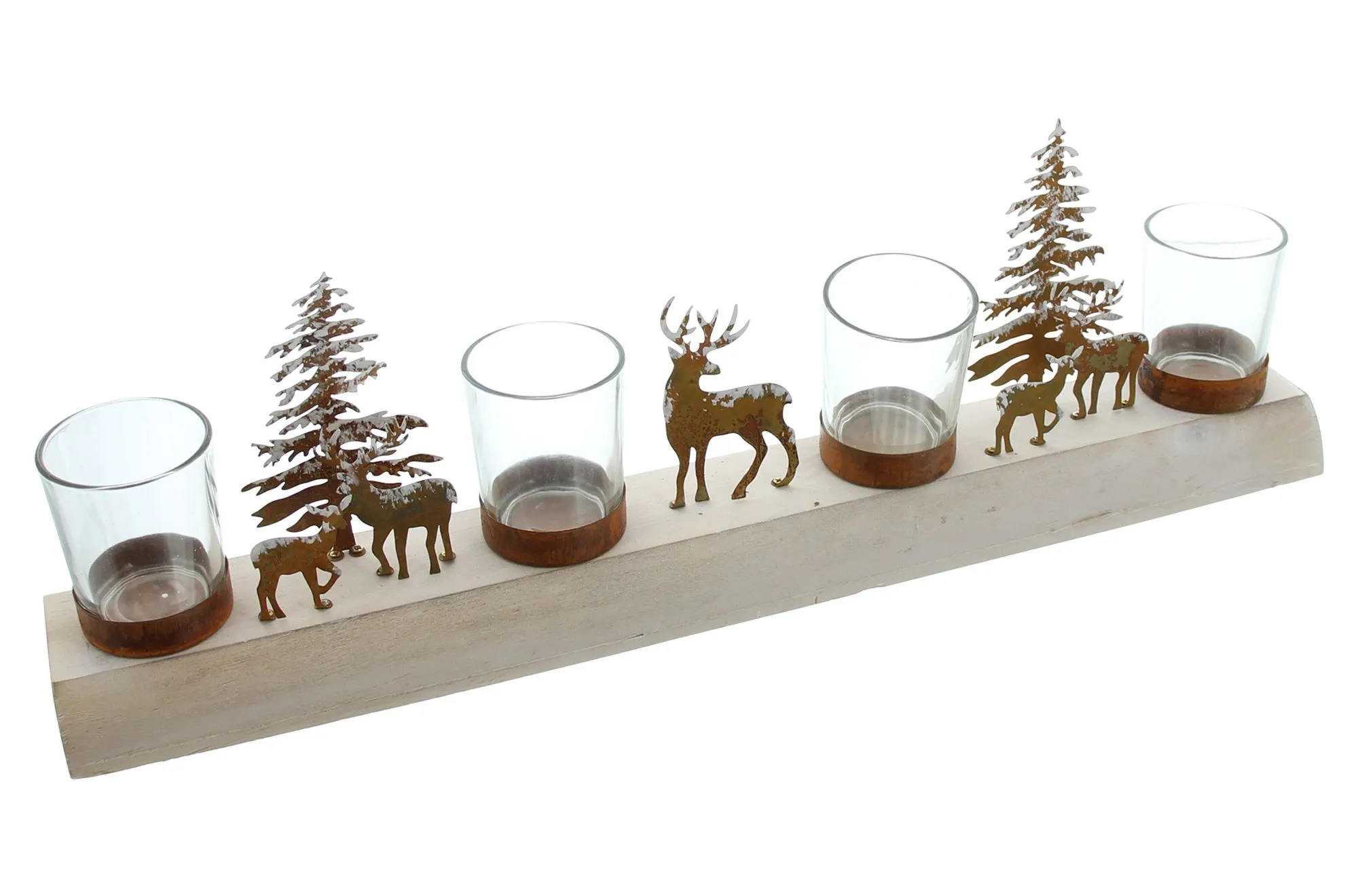 Lichterboard "Winterlandschaft"  im Frank Flechtwaren Online Shop für Adventskränze kaufen