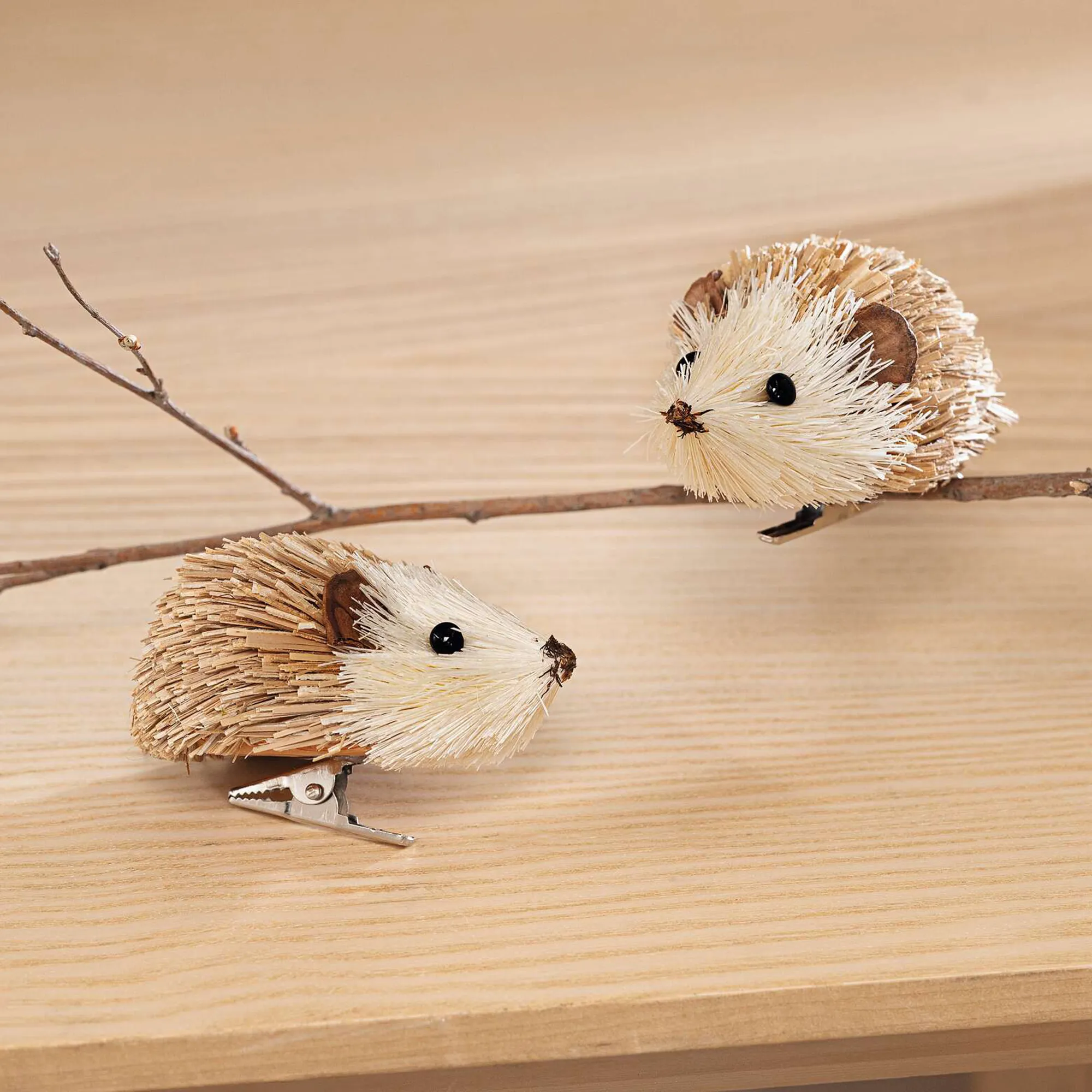 Clip "Igelchen", 2er Set  im Frank Flechtwaren Online Shop kaufen