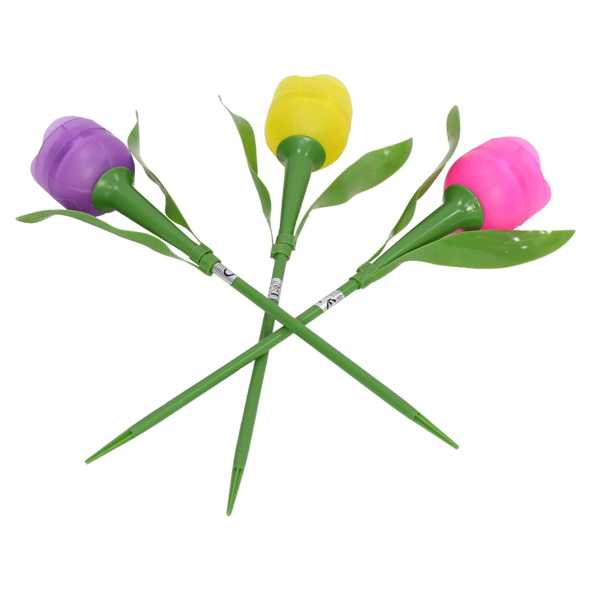Solar-Deko "Tulpe", 3er Set  im Frank Flechtwaren Online Shop für Bunte Osterzeit kaufen