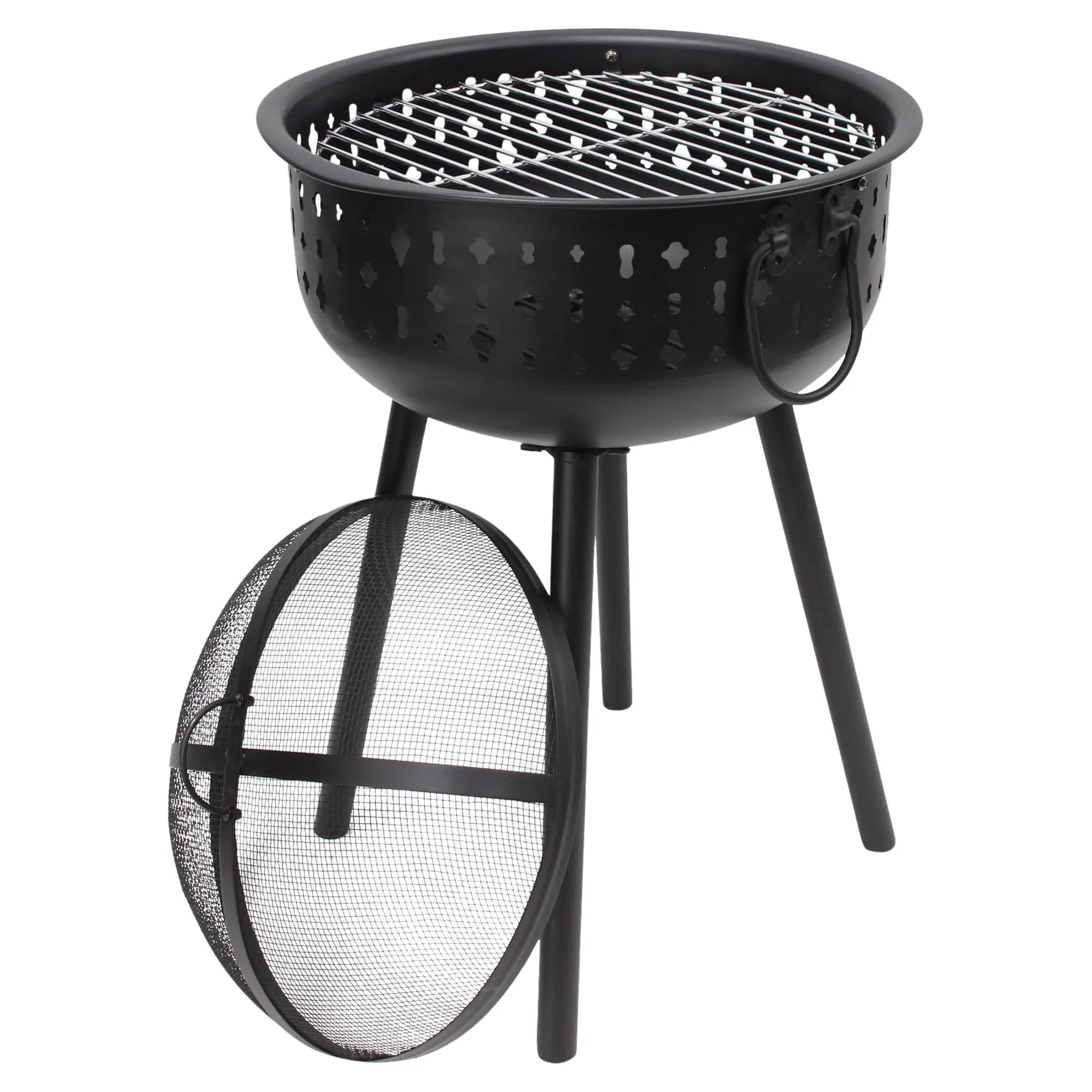 Grill "Black"  im Frank Flechtwaren Online Shop für Gartenparty kaufen