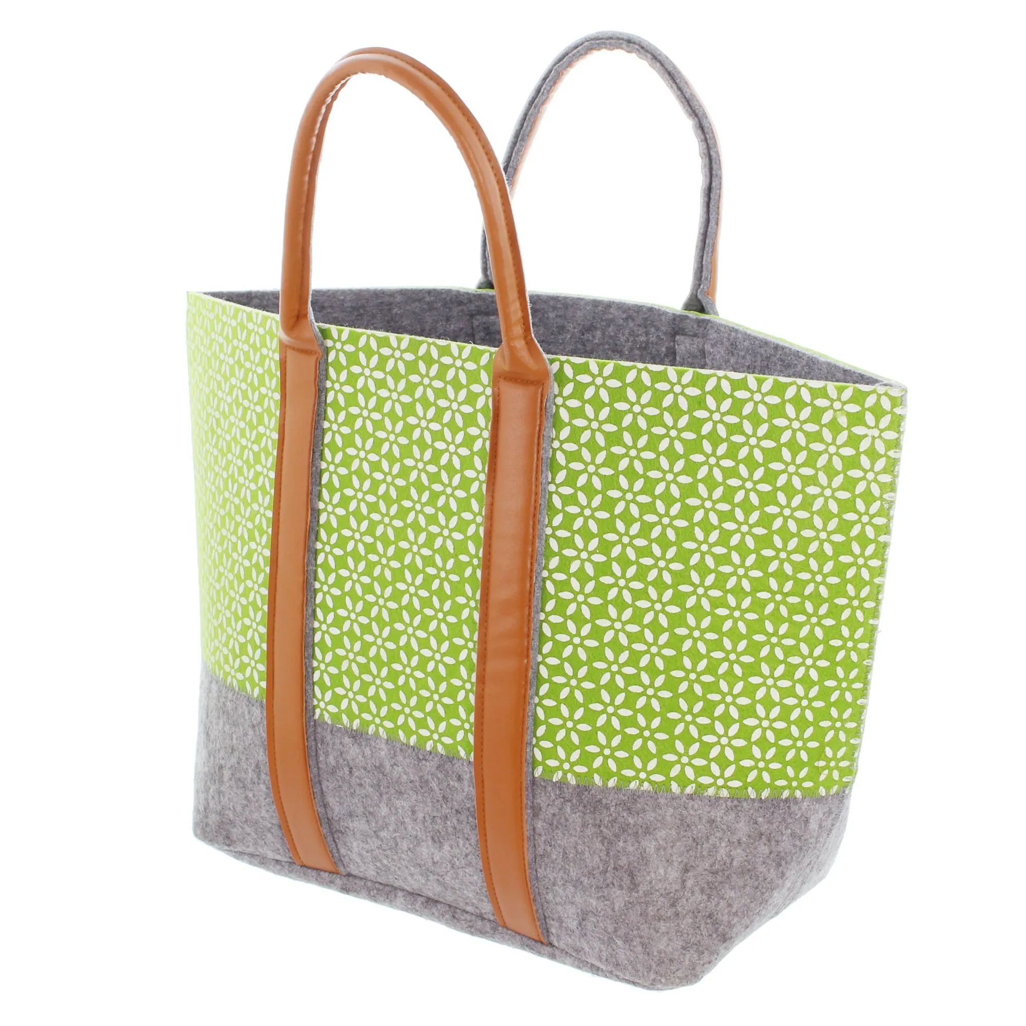 Tasche "Green Blossom"  im Frank Flechtwaren Online Shop für Natur &amp; Grün kaufen