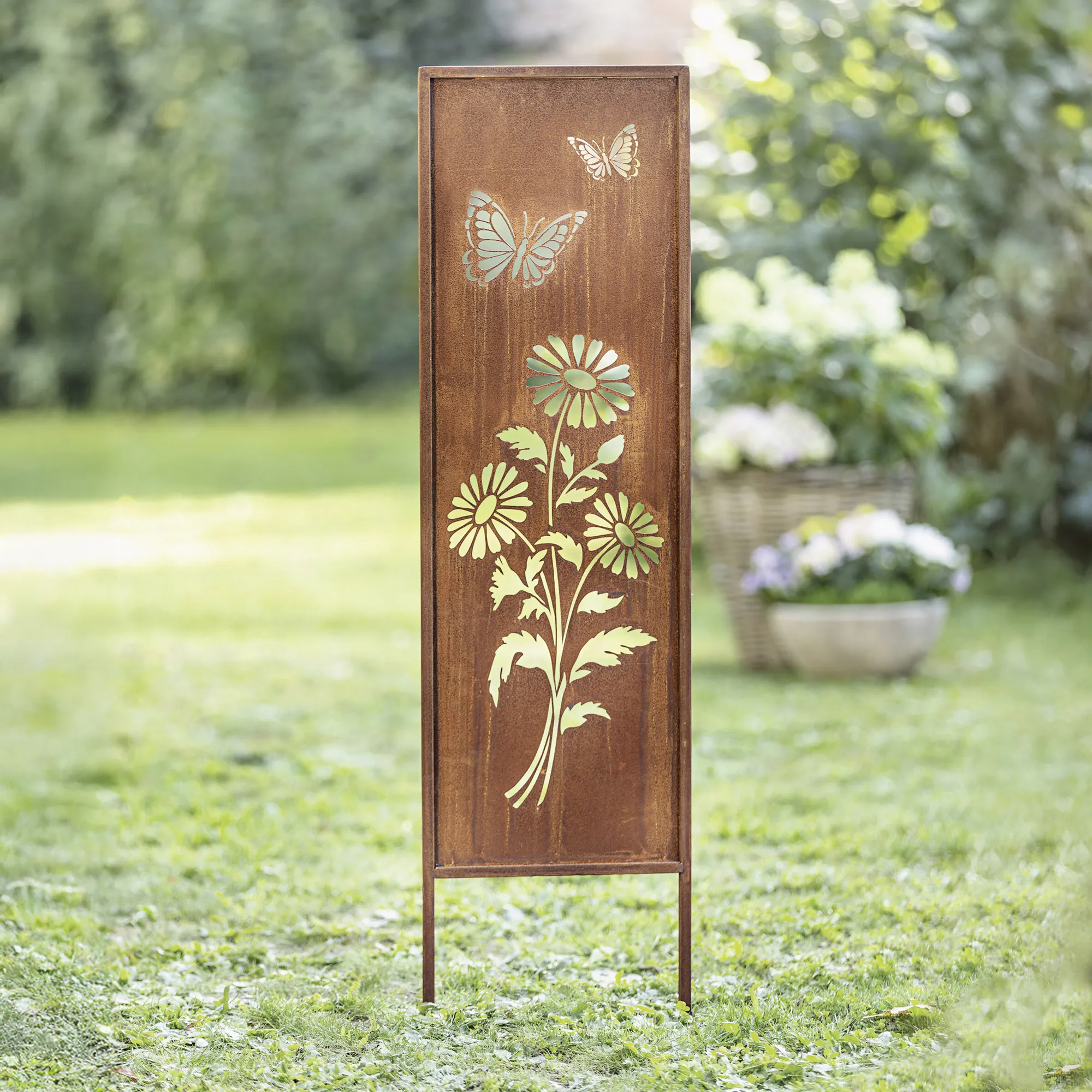 Gartenschild "Sommerwiese"  im Frank Flechtwaren Online Shop kaufen