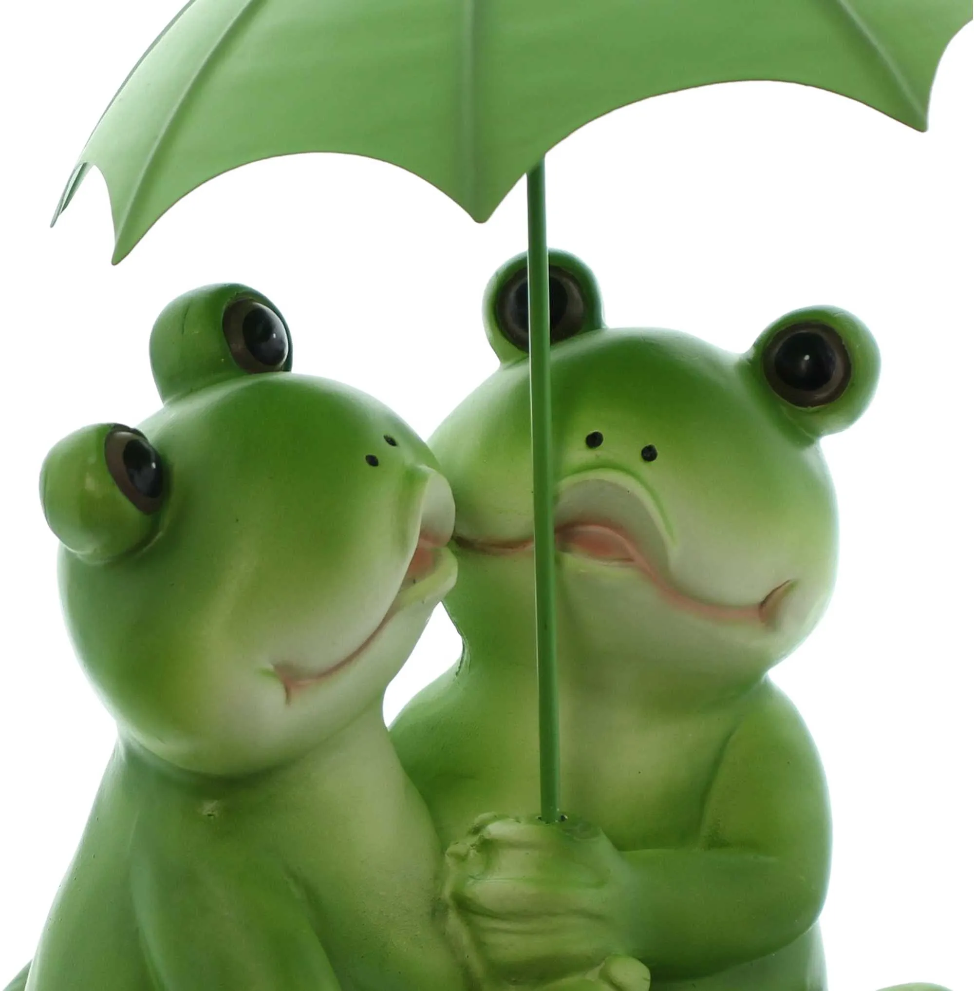 Froschpaar "Regenschirm"  im Frank Flechtwaren Online Shop für Dekofiguren kaufen