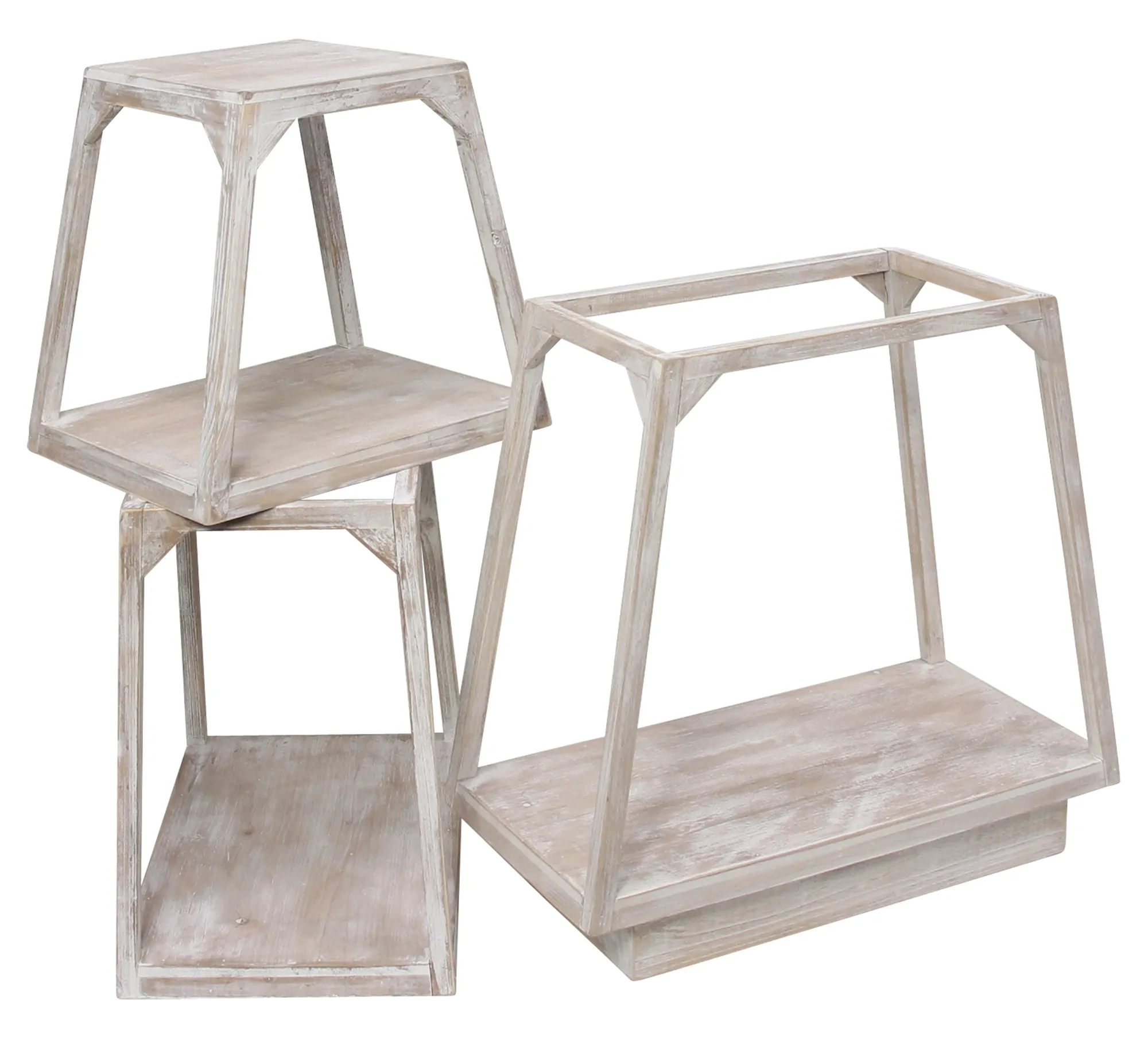 Steckregal "Shabby-Brown"  im Frank Flechtwaren Online Shop für Regale kaufen