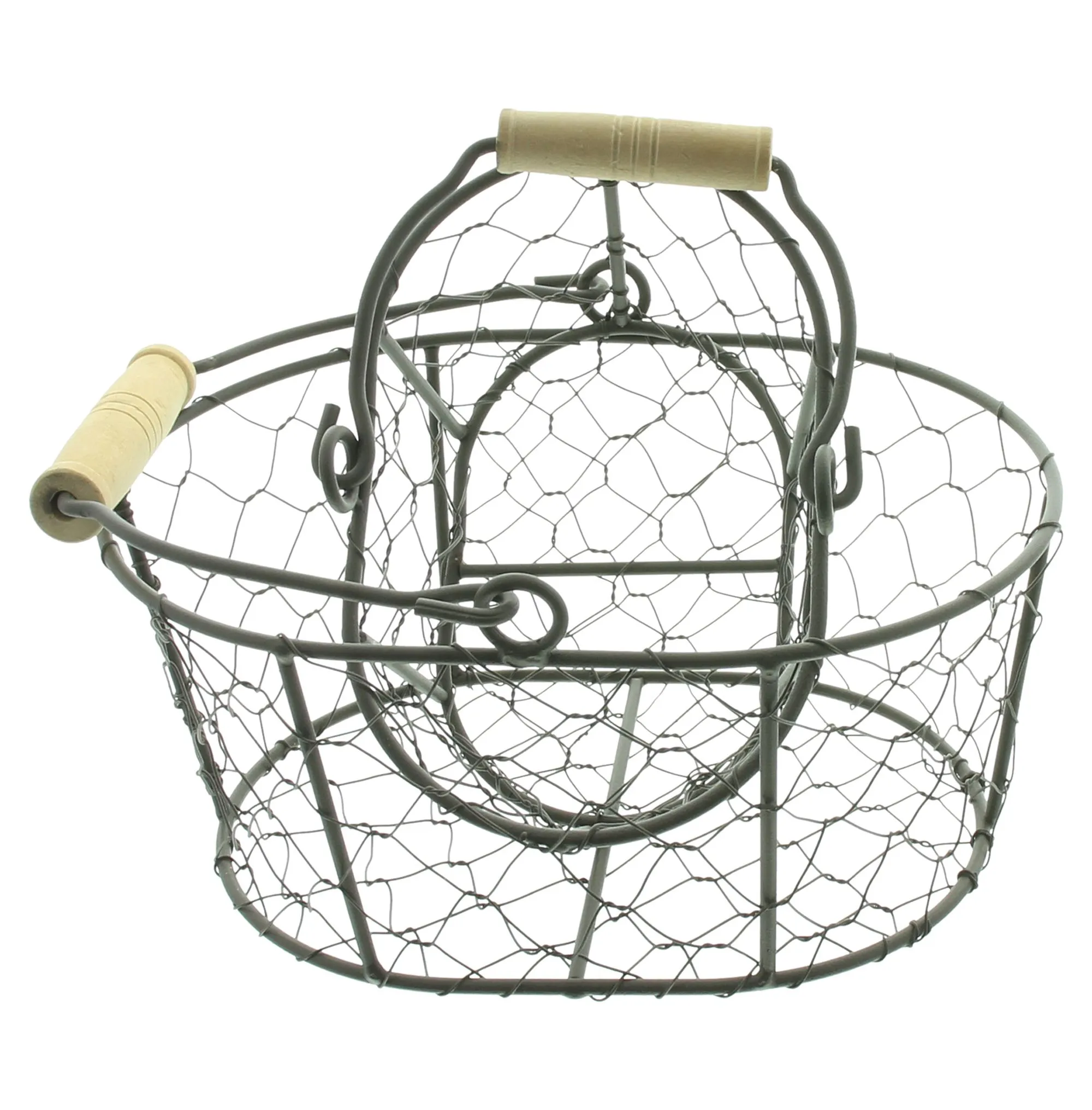 Drahtkörbchen "Petit", 2er Set  im Frank Flechtwaren Online Shop für Bunter Ostergarten kaufen