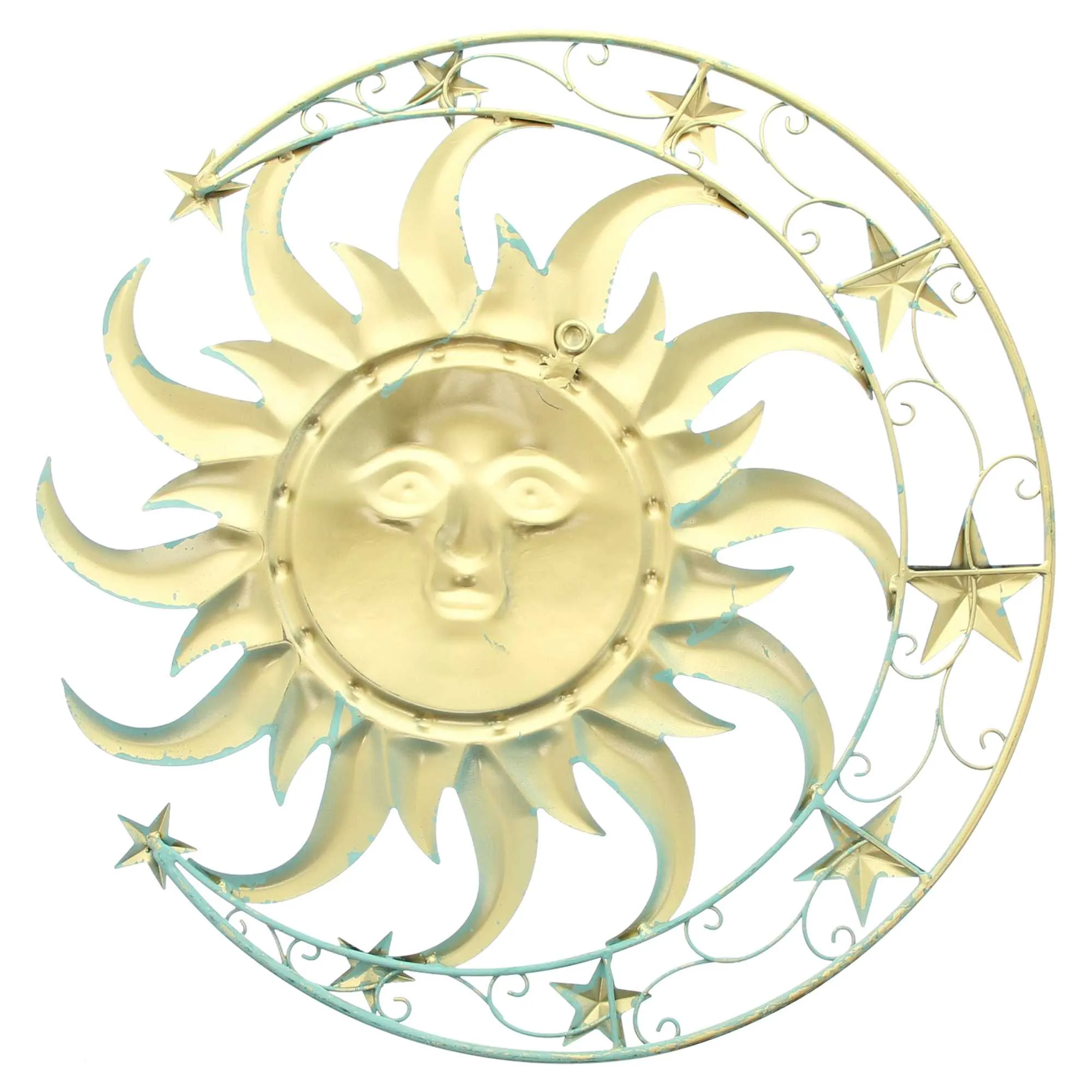 Wanddeko "Sonne, Mond &amp; Sterne"  im Frank Flechtwaren Online Shop für Wanddeko kaufen