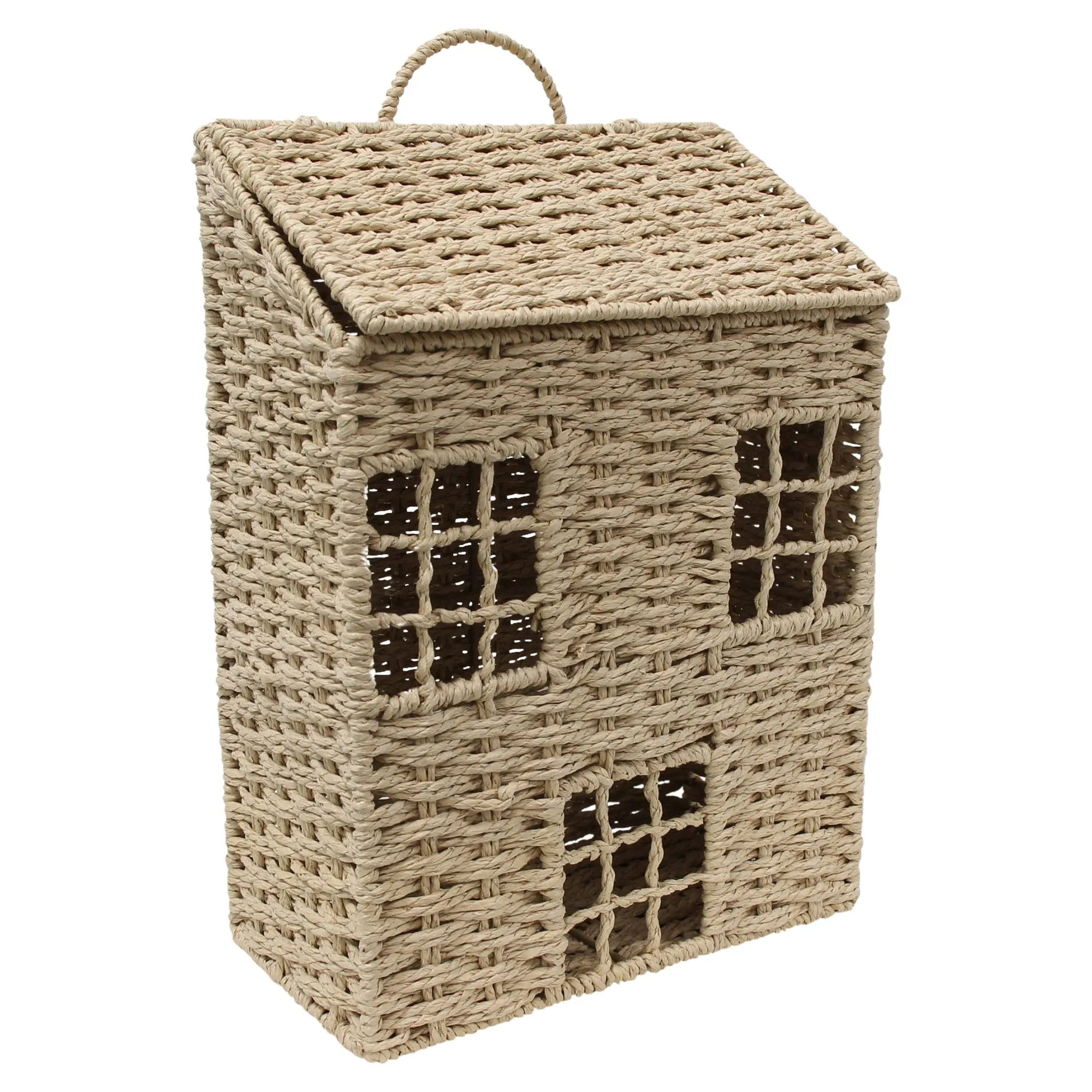Wandkorb "Häuschen"  im Frank Flechtwaren Online Shop für Wohnzimmer kaufen