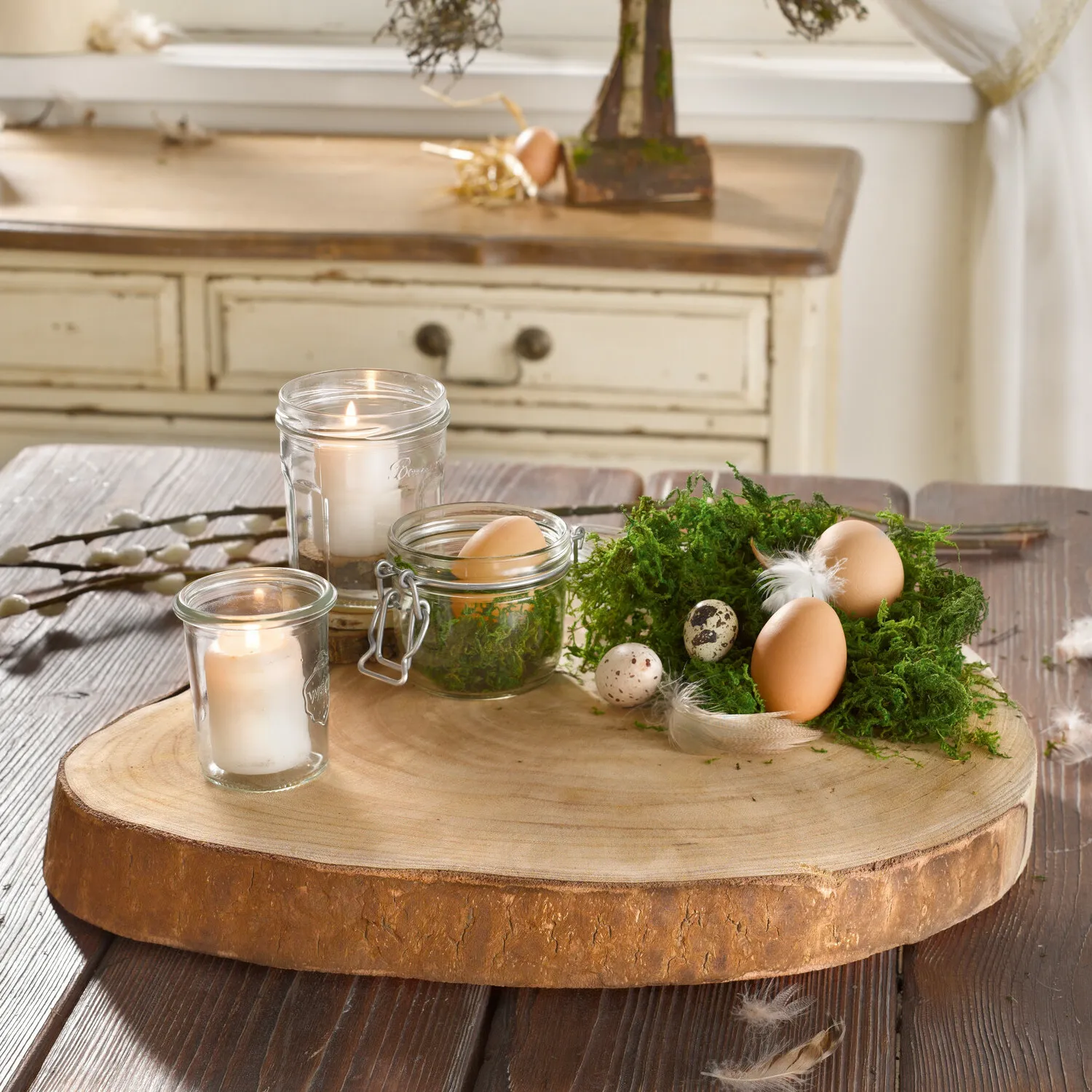 Baumscheibe "Wood"  im Frank Flechtwaren Online Shop für Hüttengaudi kaufen