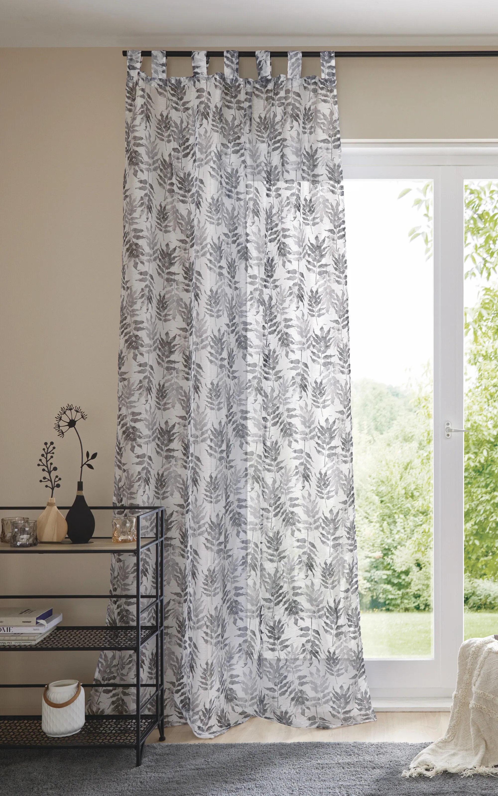 Vorhang "Fading Leaves"  im Frank Flechtwaren Online Shop für Fenstervorhänge kaufen