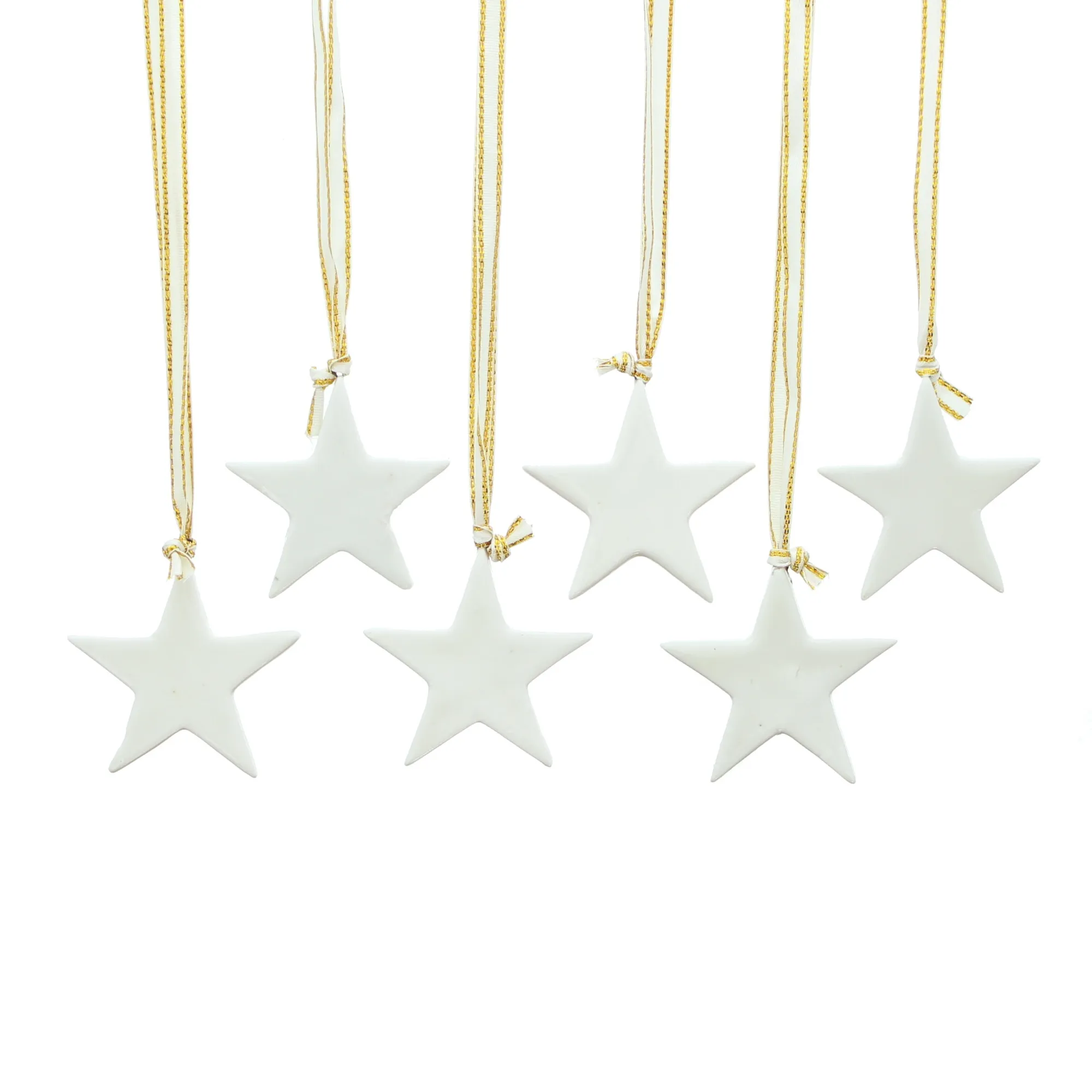 Sternhänger, 12er Set  im Frank Flechtwaren Online Shop für Sterne kaufen