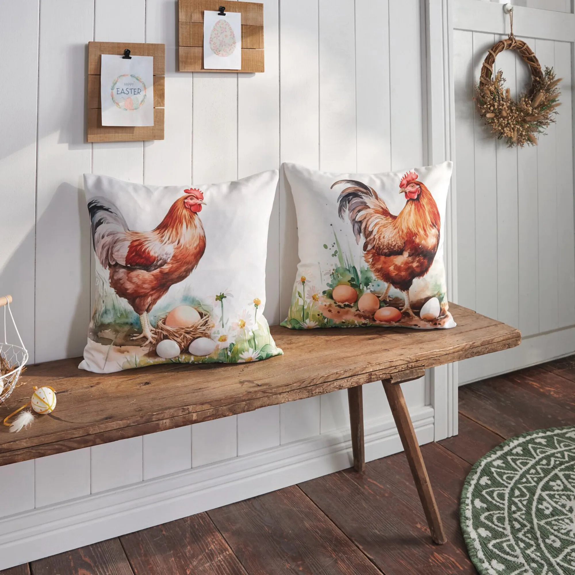 Kissenhülle "Landidylle", 2er Set  im Frank Flechtwaren Online Shop kaufen