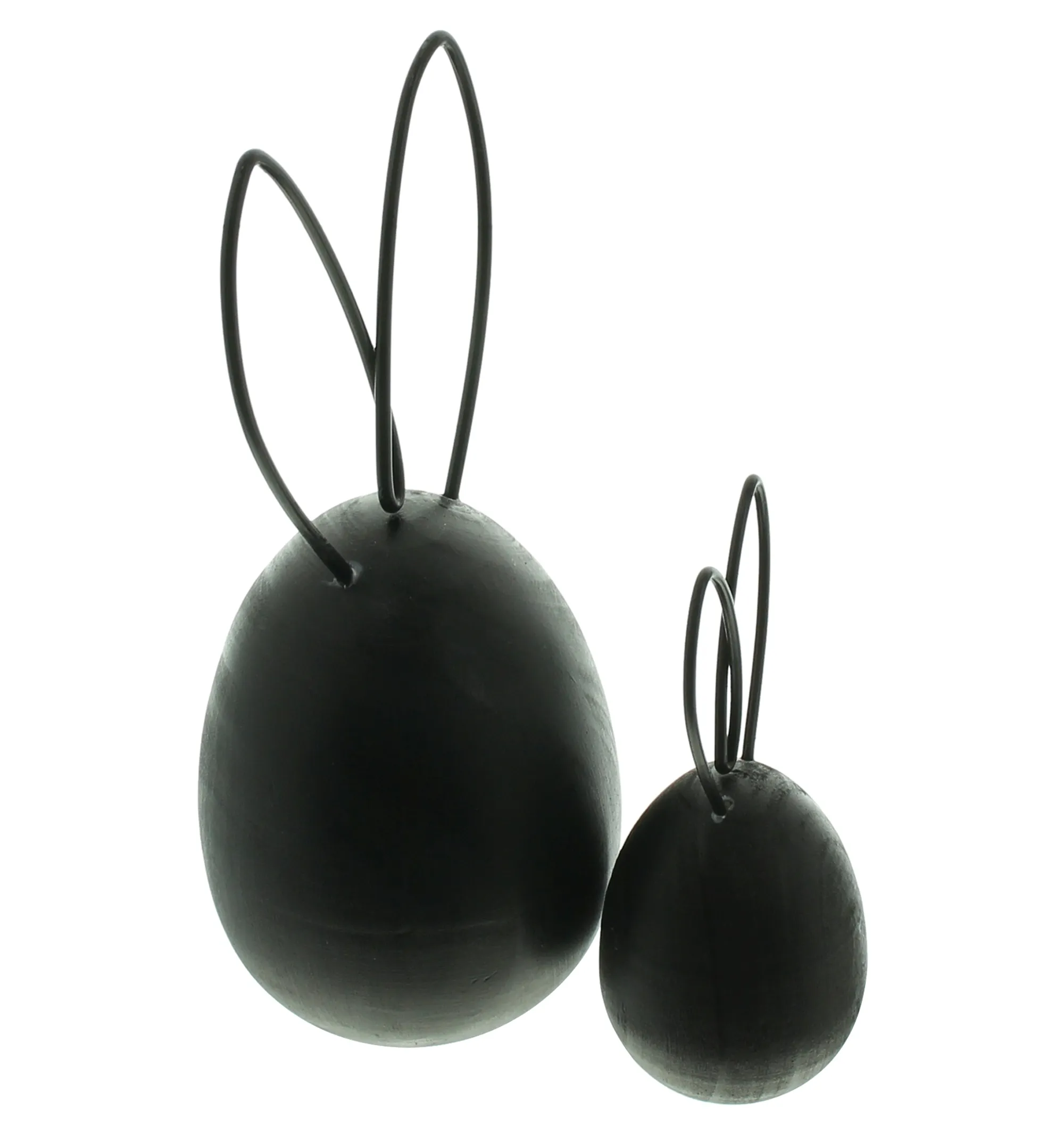 Hase "Black", 2er Set  im Frank Flechtwaren Online Shop für Hasen &amp; Co kaufen