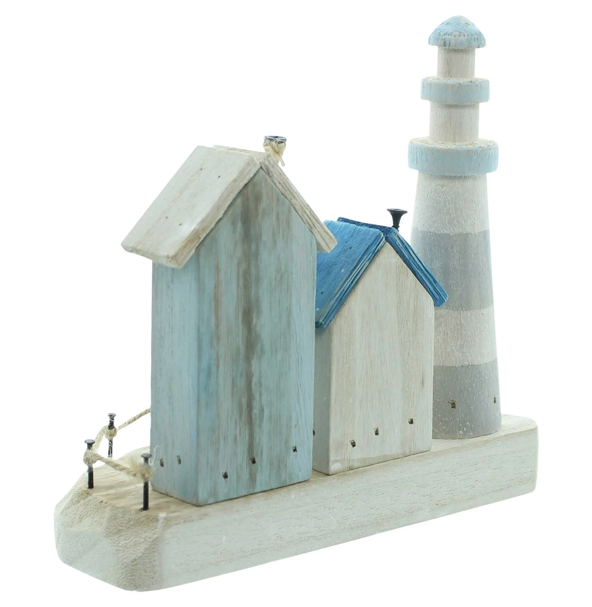 Holzdeko "Küstenpromenade"  im Frank Flechtwaren Online Shop für Geschenke-Tipps kaufen