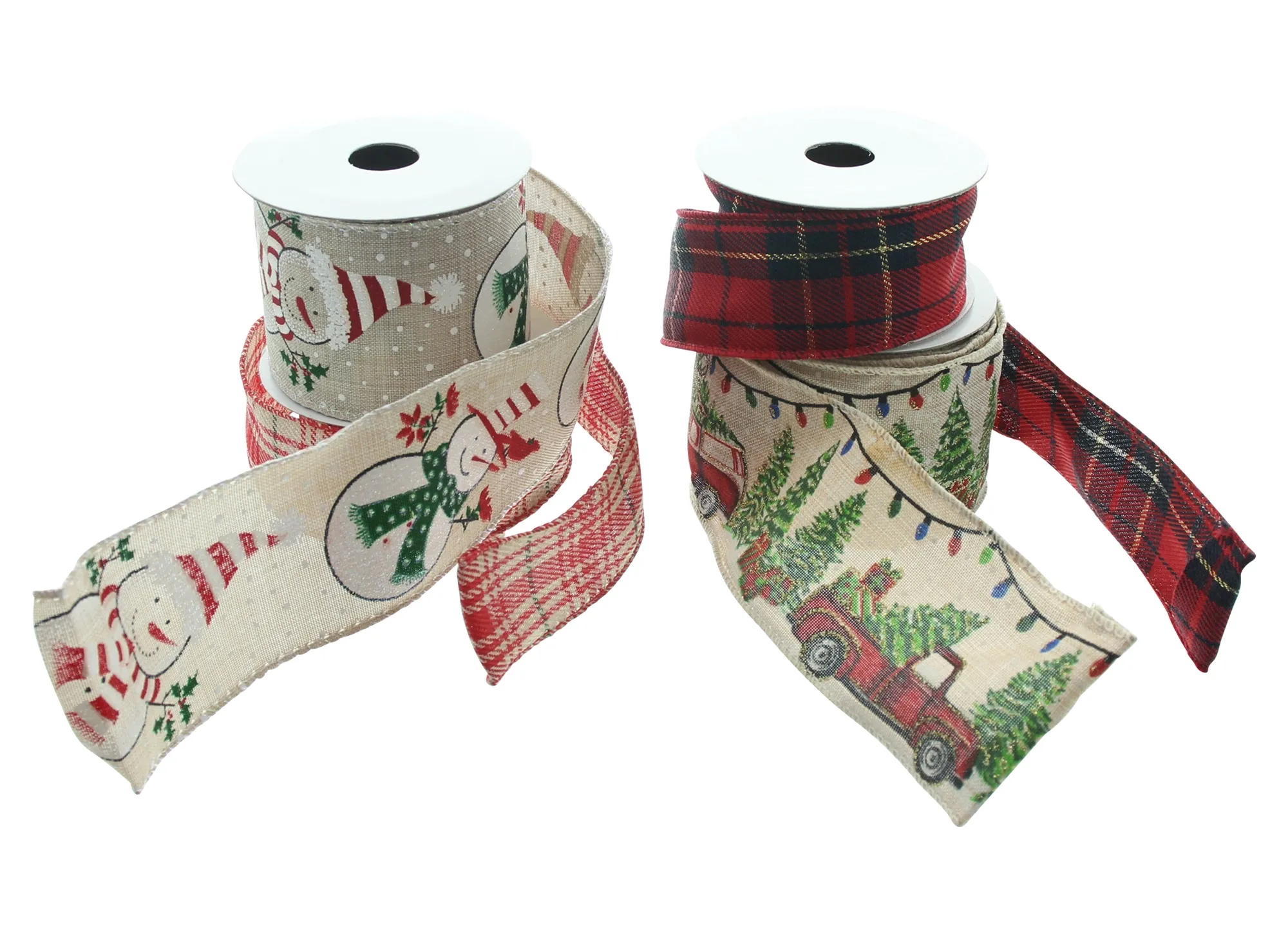Dekoband "Winterzeit", 4er Set  im Frank Flechtwaren Online Shop für Zubehör kaufen