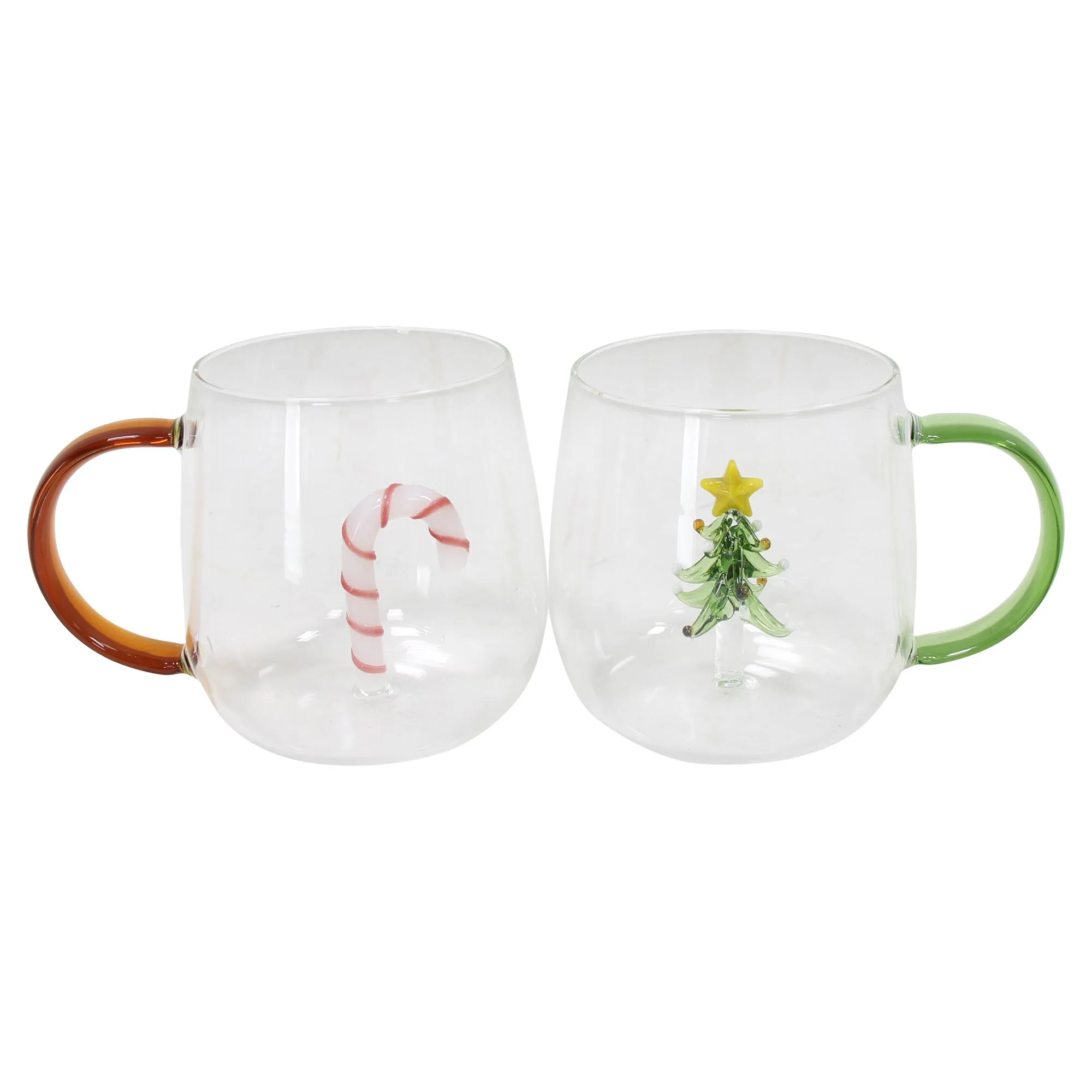 Tasse "Weihnachten", 2er Set  im Frank Flechtwaren Online Shop für Weihnachtliche Dekofiguren kaufen