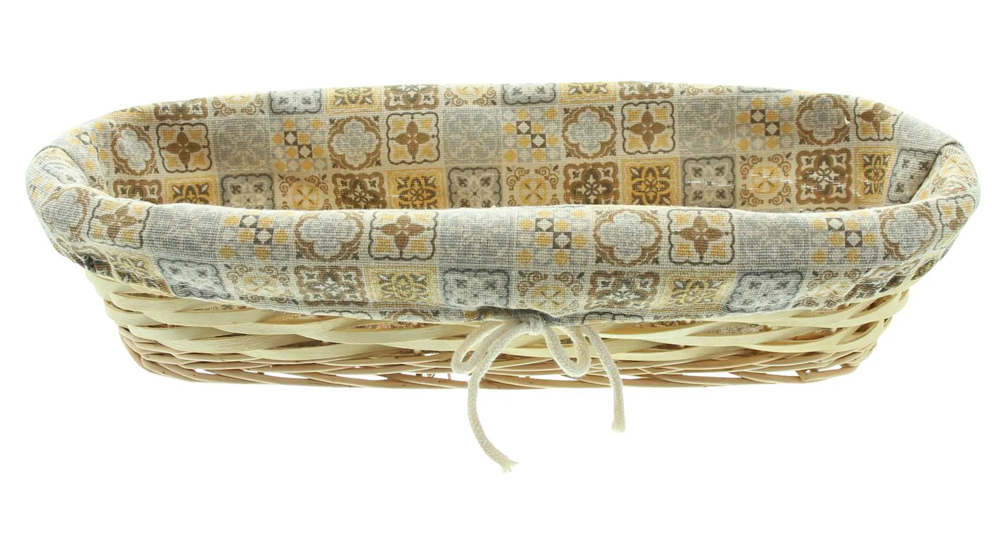 Füllkorb "Mosaik", lang  im Frank Flechtwaren Online Shop für Küche kaufen