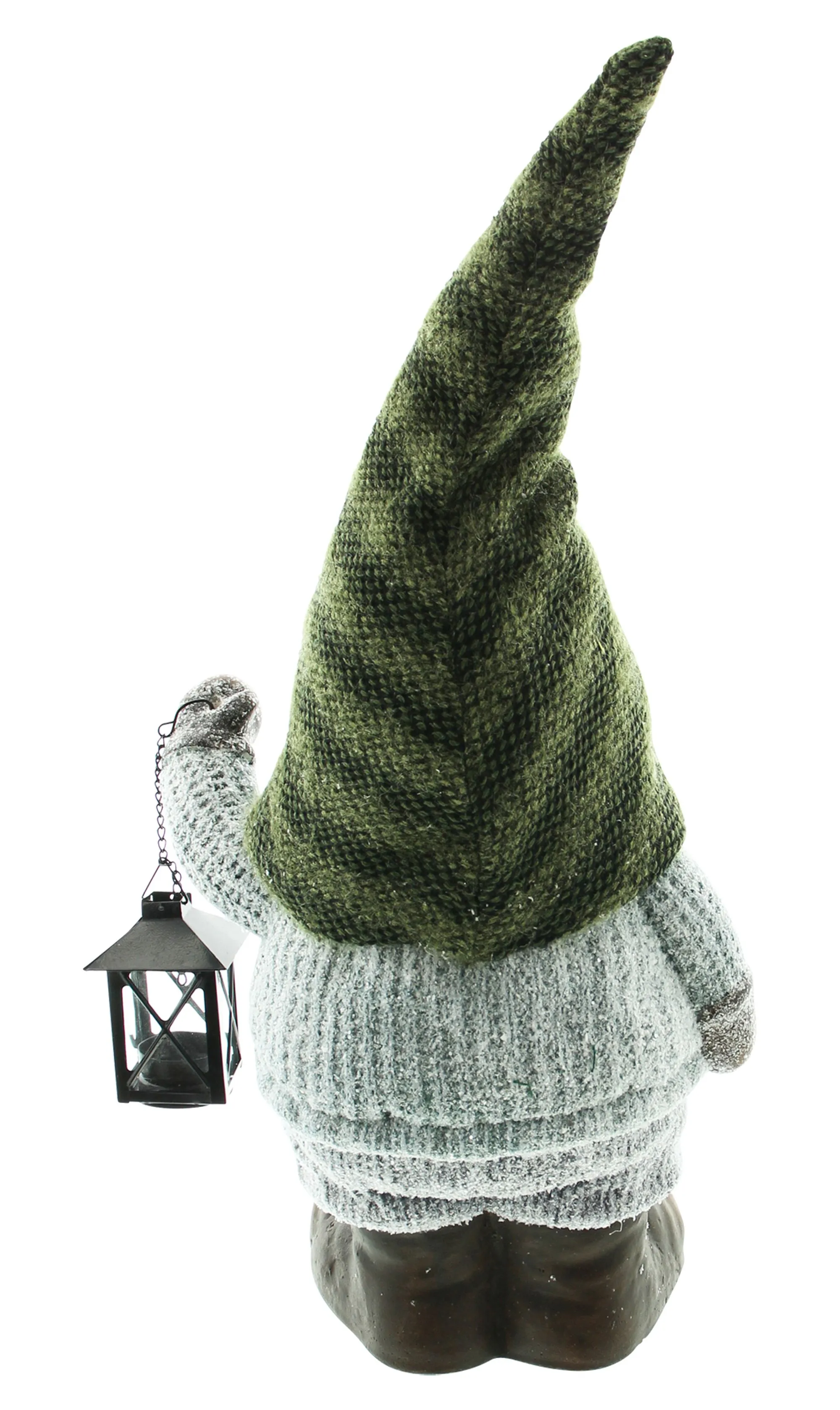 Wichtel "Laterne", groß  im Frank Flechtwaren Online Shop für Herbstliche Dekofiguren kaufen