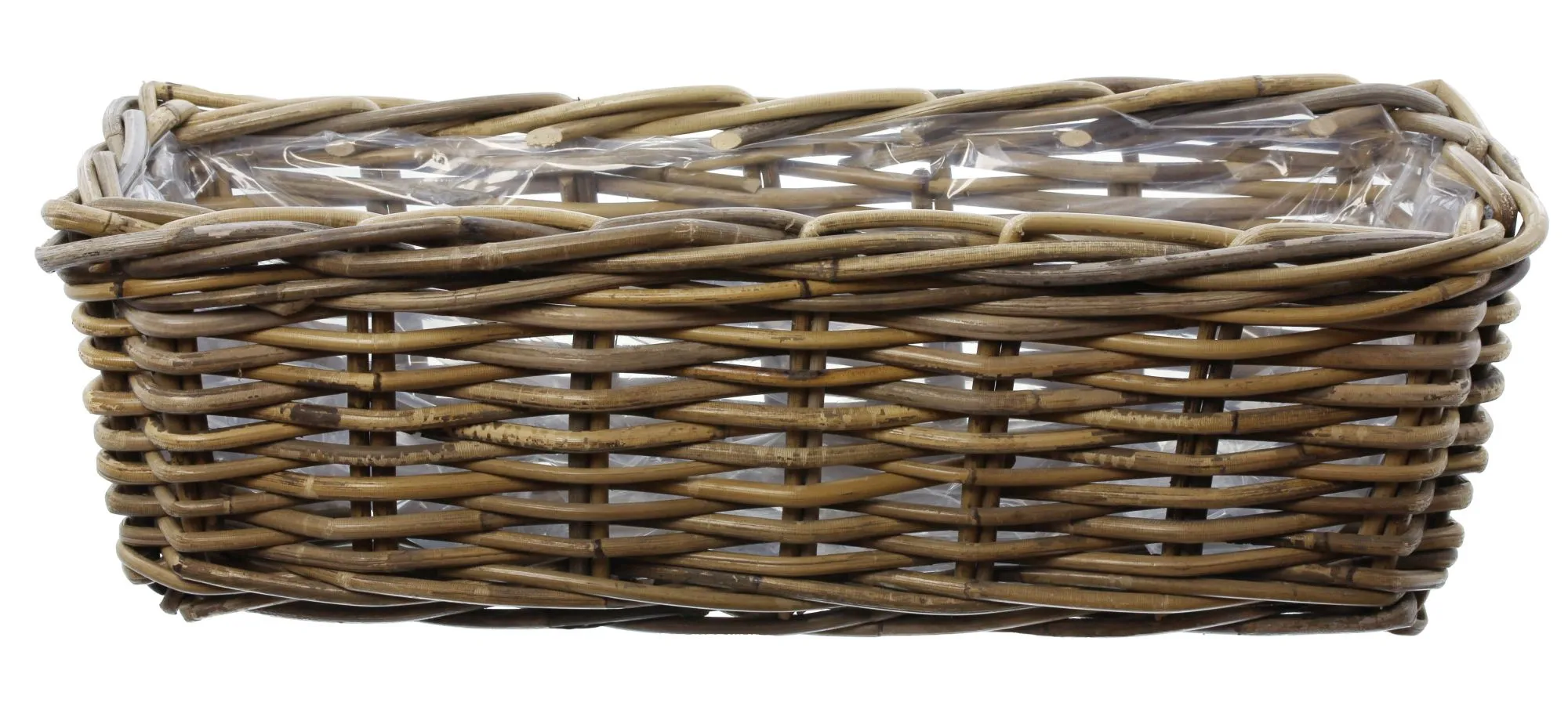Pflanzkasten "Rattan", klein  im Frank Flechtwaren Online Shop für Pflanzkörbe kaufen