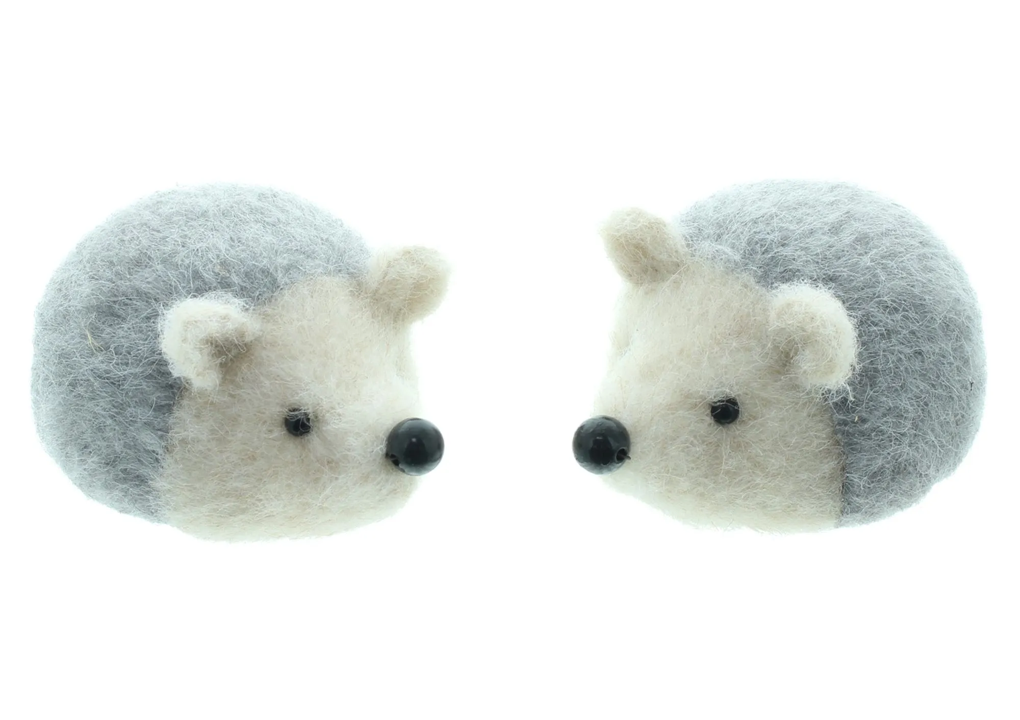 Deko-Igel "Jule &amp; Leo", 2er Set  im Frank Flechtwaren Online Shop für Herbstliche Dekofiguren kaufen