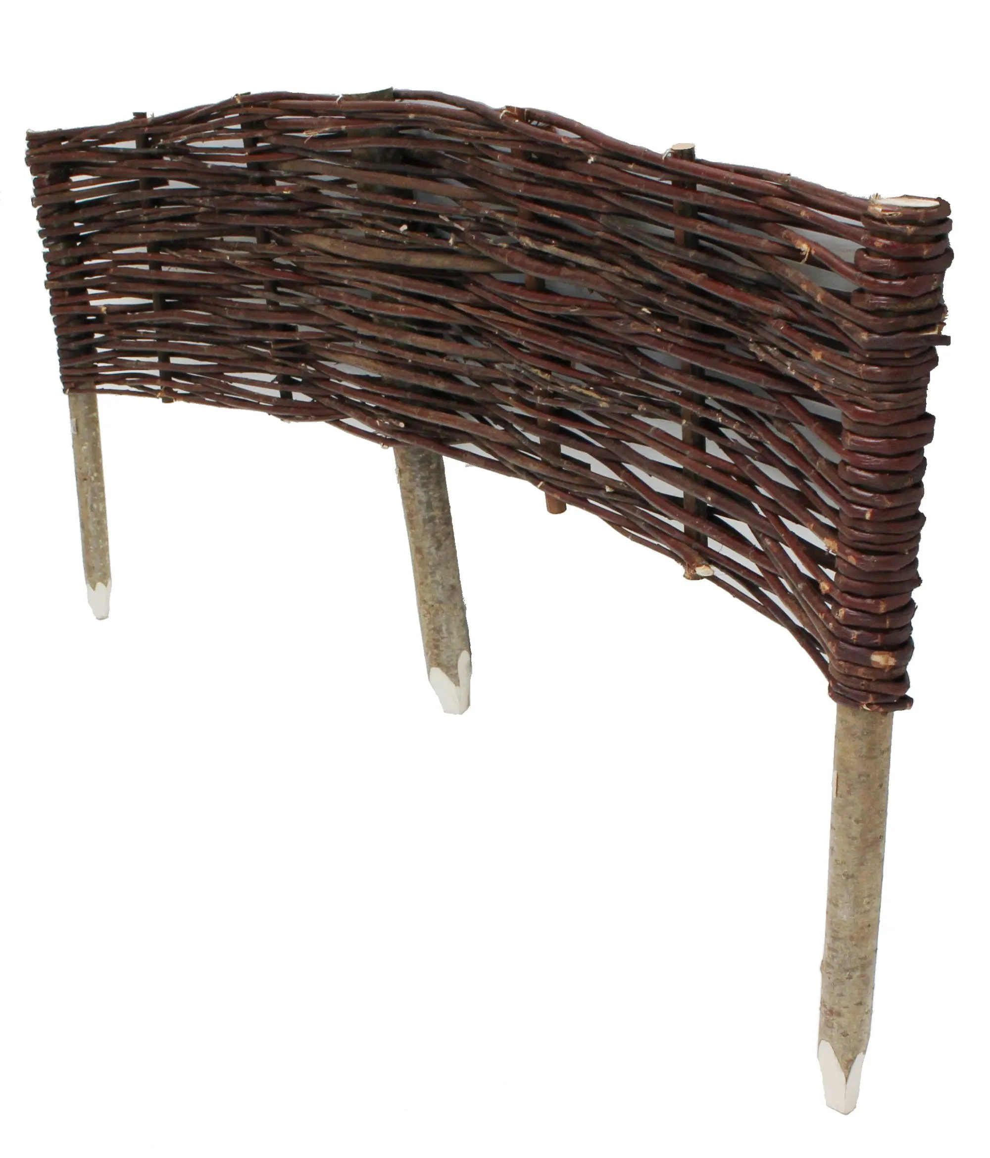 Beetbegrenzung "Weidenzaun", 100 x 20 cm  im Frank Flechtwaren Online Shop für Korbwaren: Handmade in Europe kaufen