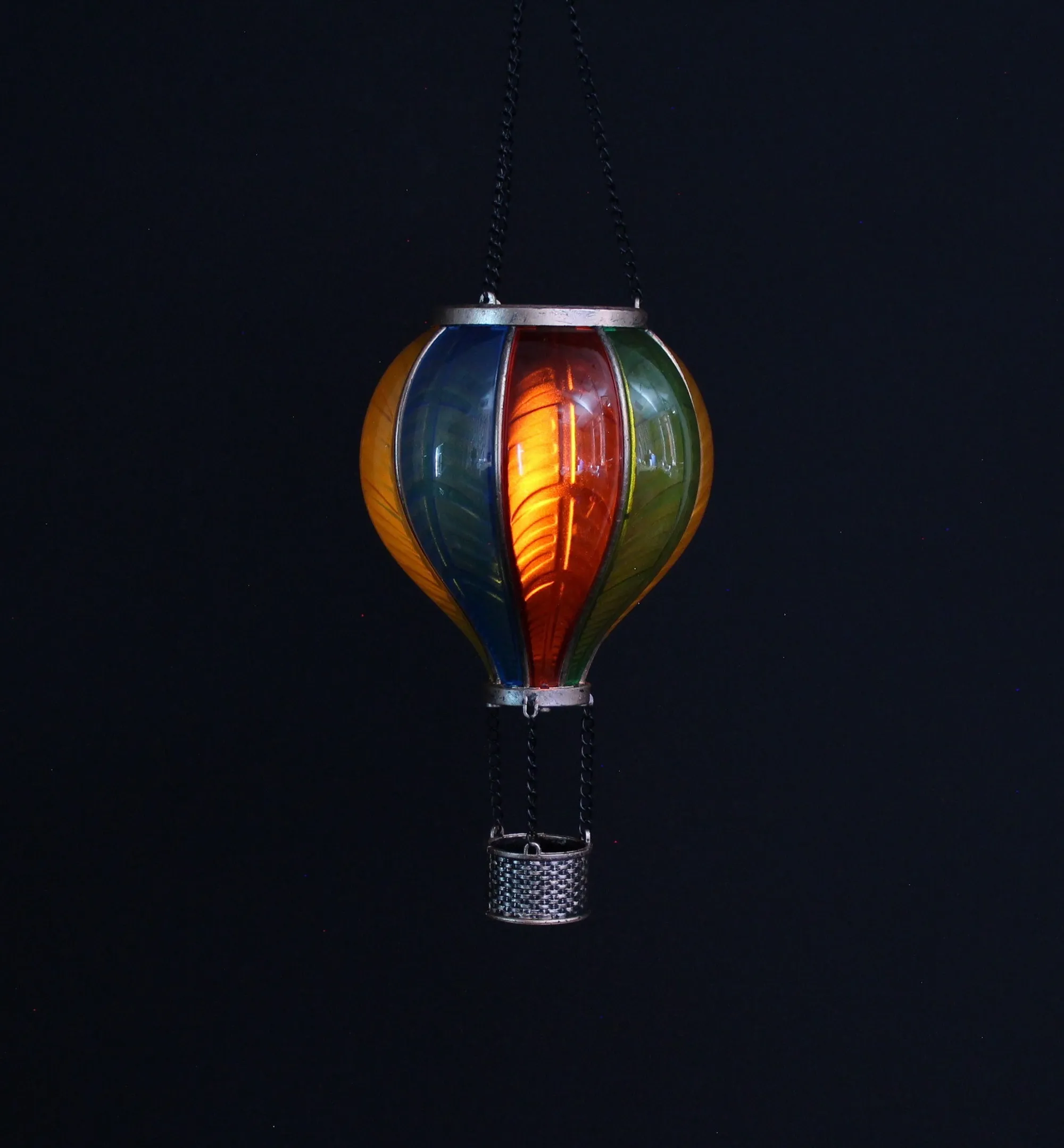 Solar-Deko "Heißluftballon"  im Frank Flechtwaren Online Shop für Solar-Beleuchtung kaufen