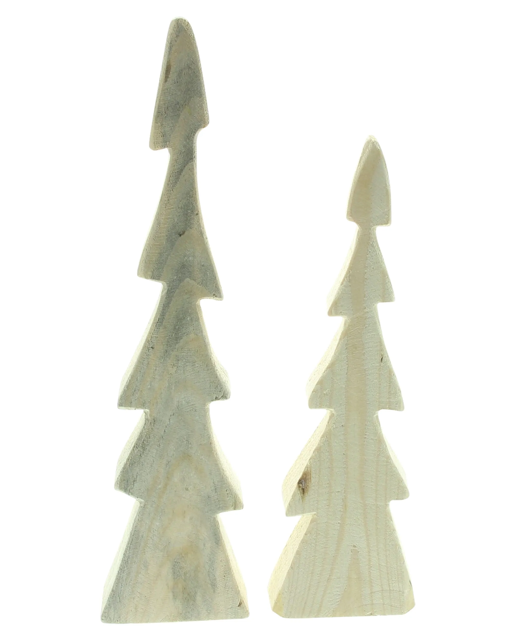 Holzdeko "Tanne", 2er Set  im Frank Flechtwaren Online Shop für Tannenbäume kaufen