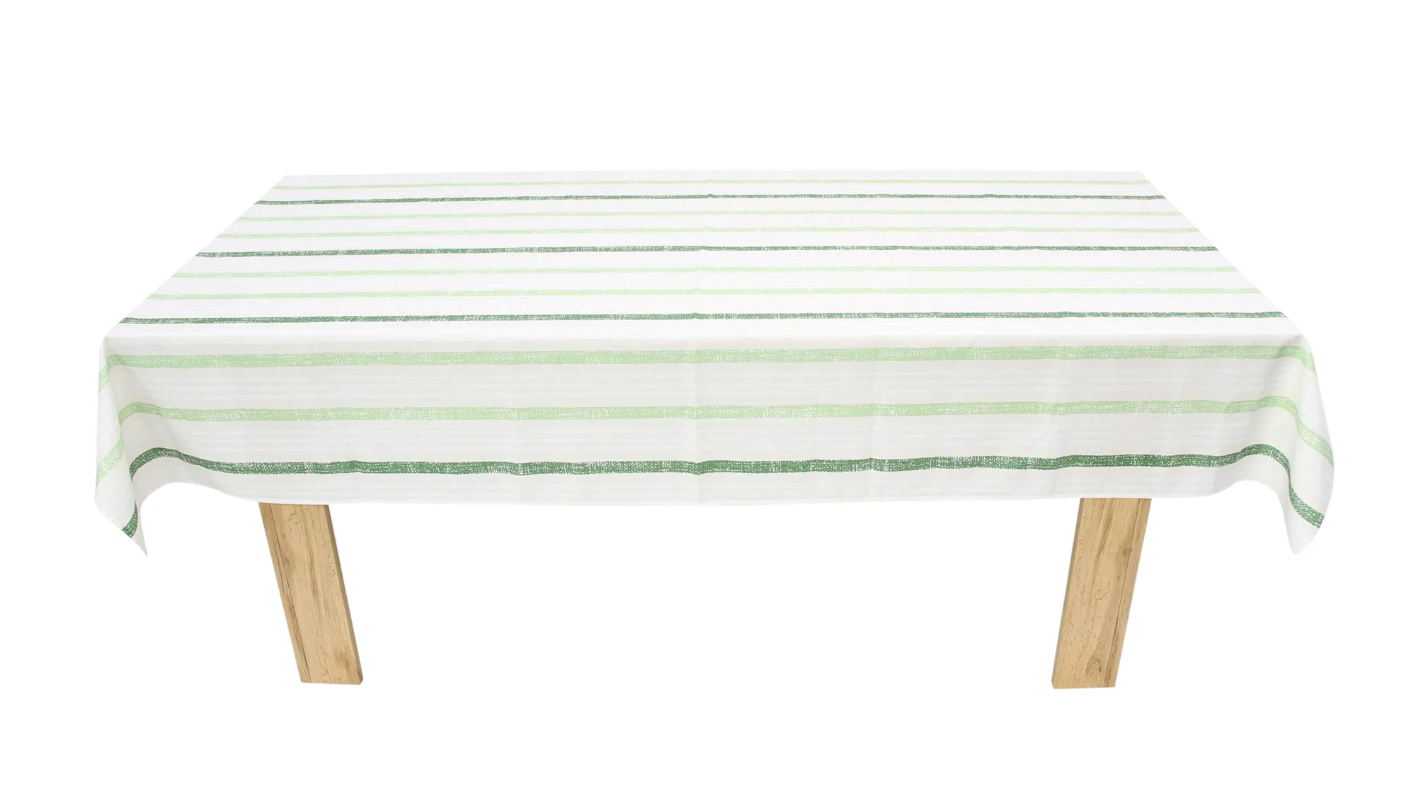 Tafeldecke "Green Stripes"  im Frank Flechtwaren Online Shop für Outdoor-Tafeldecken kaufen