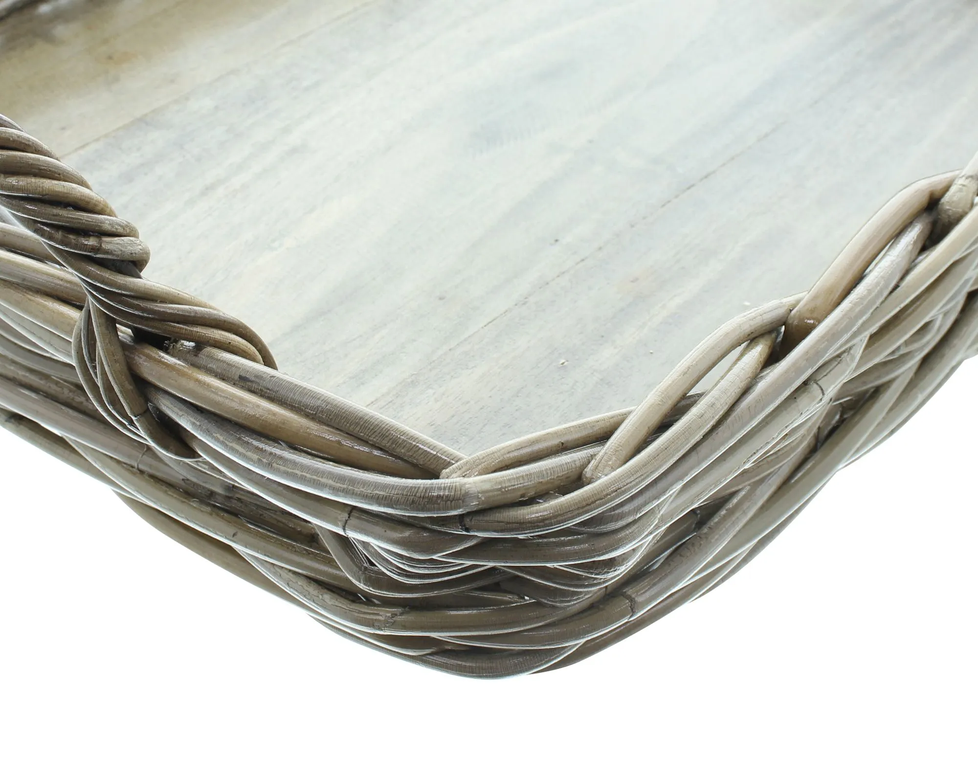 Tablett "Koboo Grey"  im Frank Flechtwaren Online Shop für Landhaus-Flair kaufen