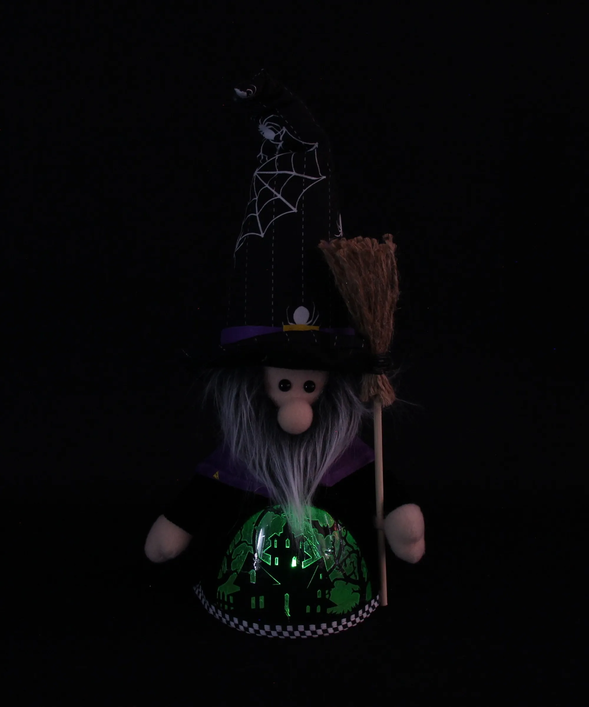 LED-Figur "Graubart"  im Frank Flechtwaren Online Shop für Herbstliche Dekofiguren kaufen