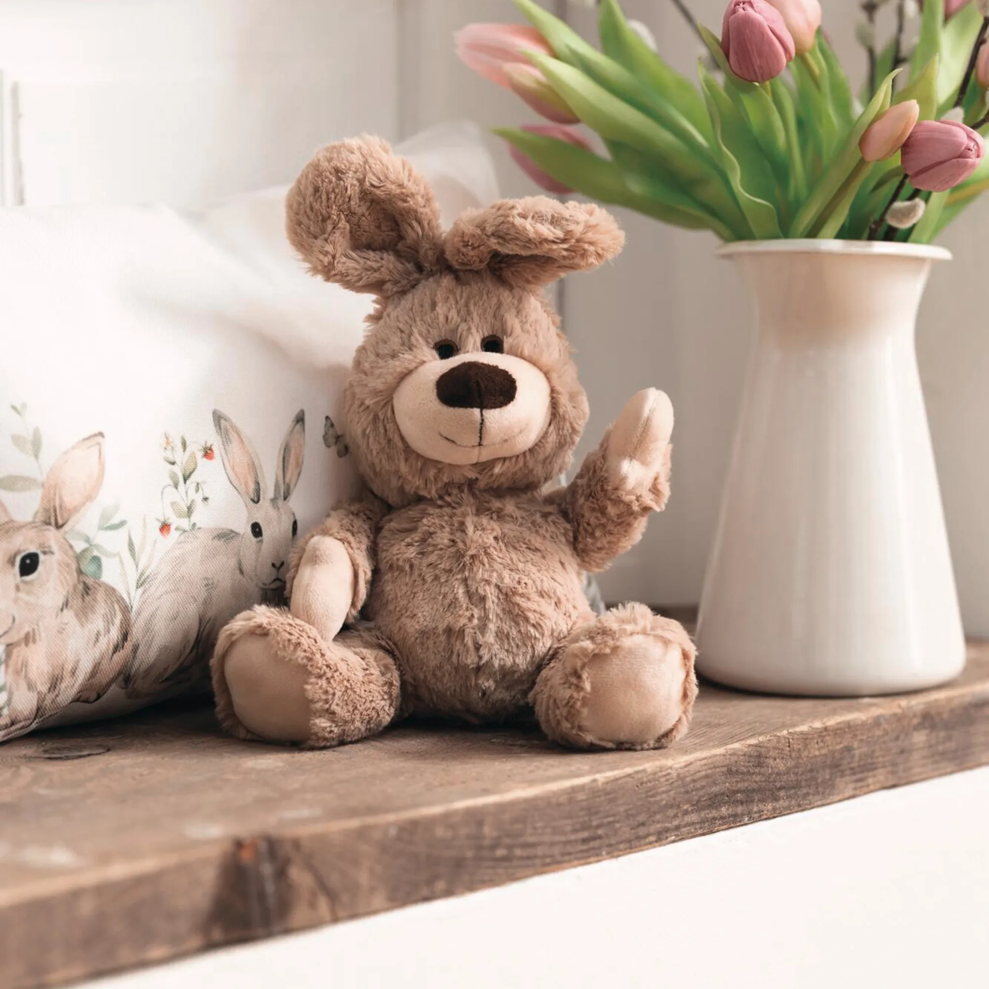 Kuschelhase "Flocke"  im Frank Flechtwaren Online Shop kaufen