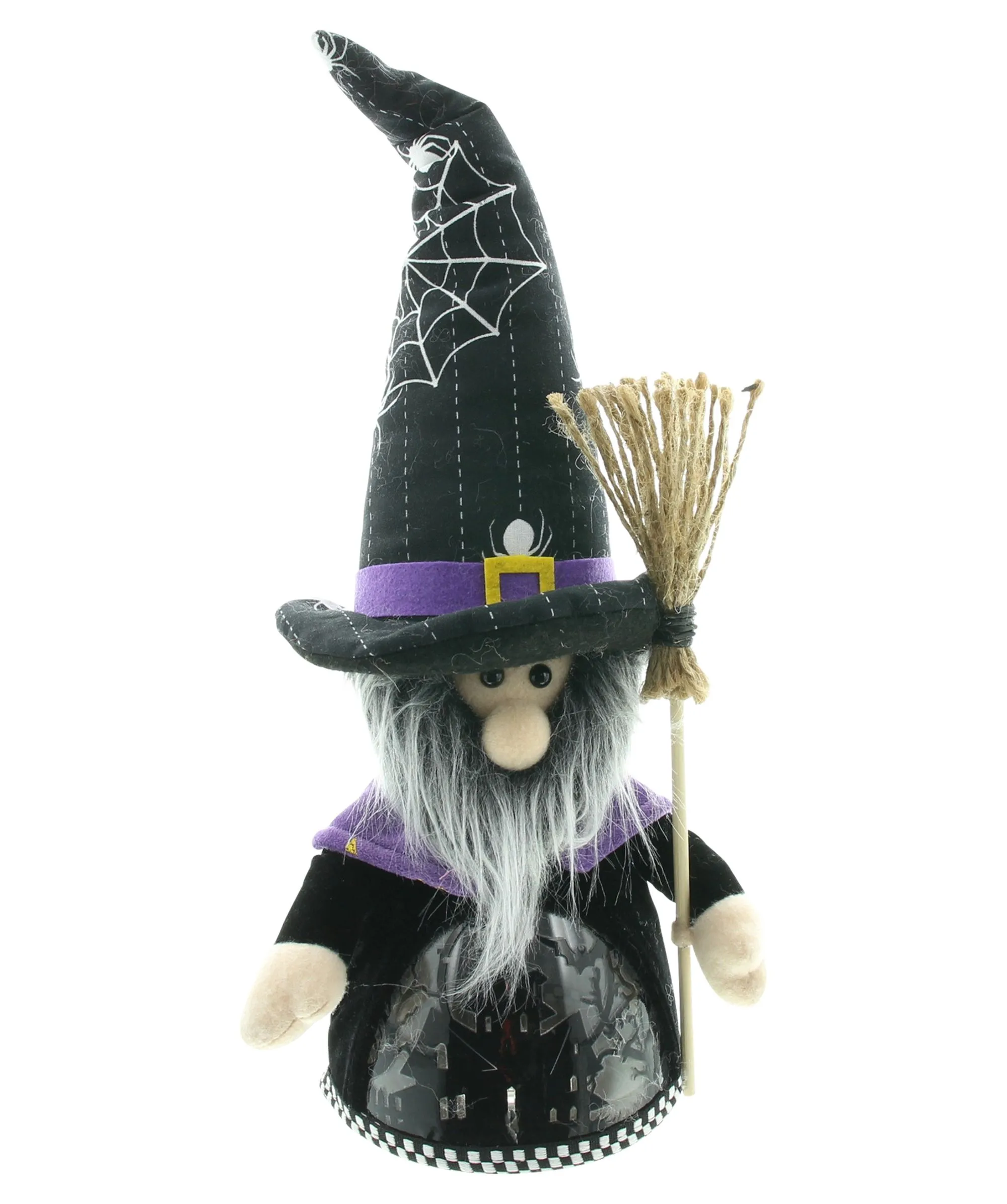 LED-Figur "Graubart"  im Frank Flechtwaren Online Shop für Herbstliche Dekofiguren kaufen