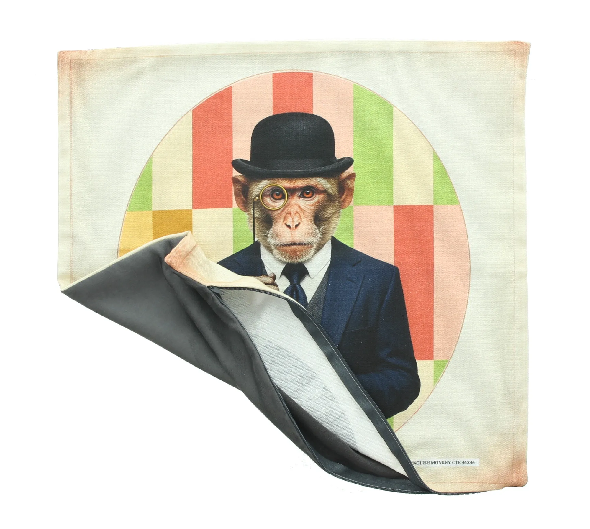 Kissenhülle "Monkey Charles"  im Frank Flechtwaren Online Shop für Kissenhüllen kaufen