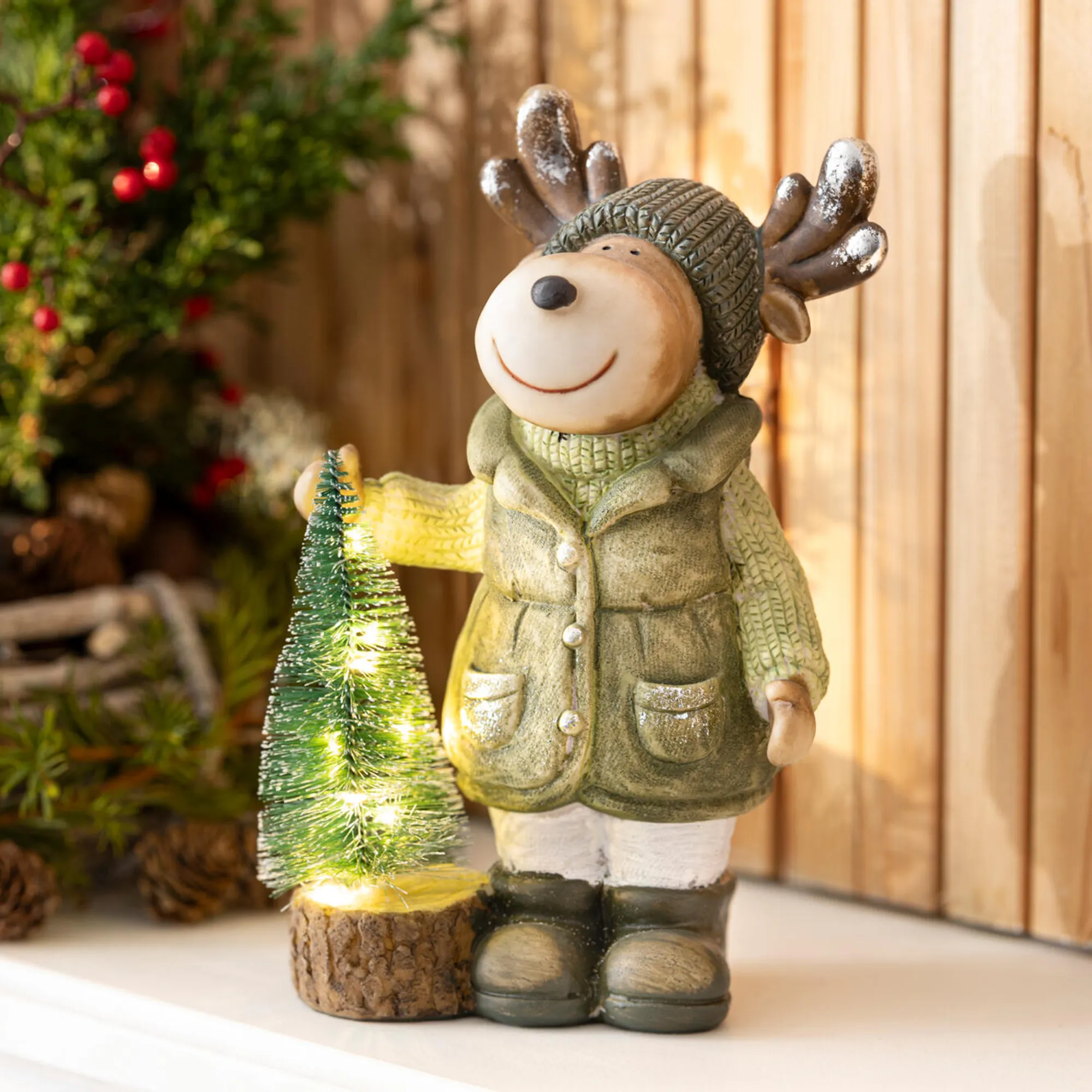 LED-Elch "Tannenbaum"  im Frank Flechtwaren Online Shop kaufen