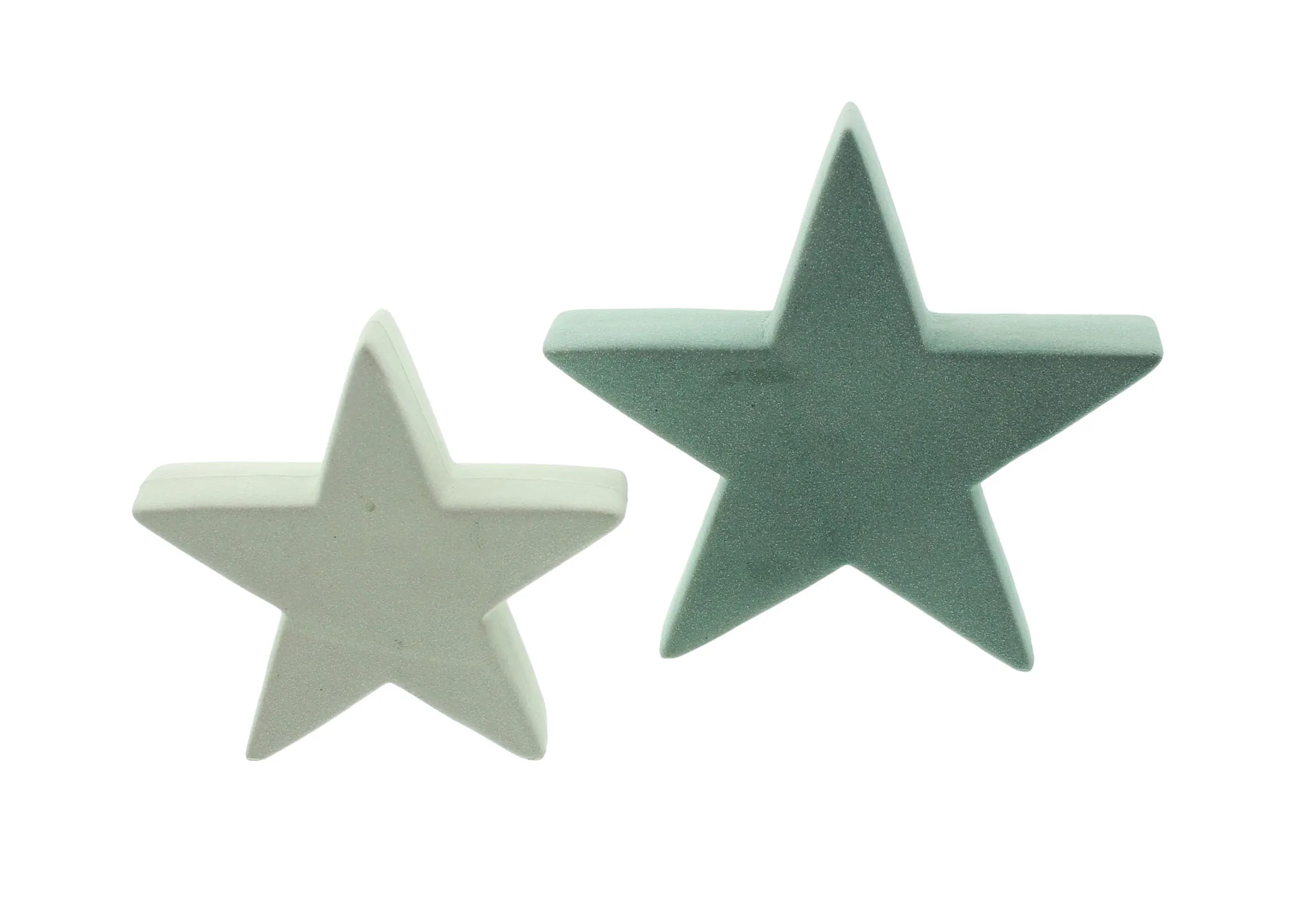 Stern "Grün", 2er Set  im Frank Flechtwaren Online Shop für Sterne kaufen
