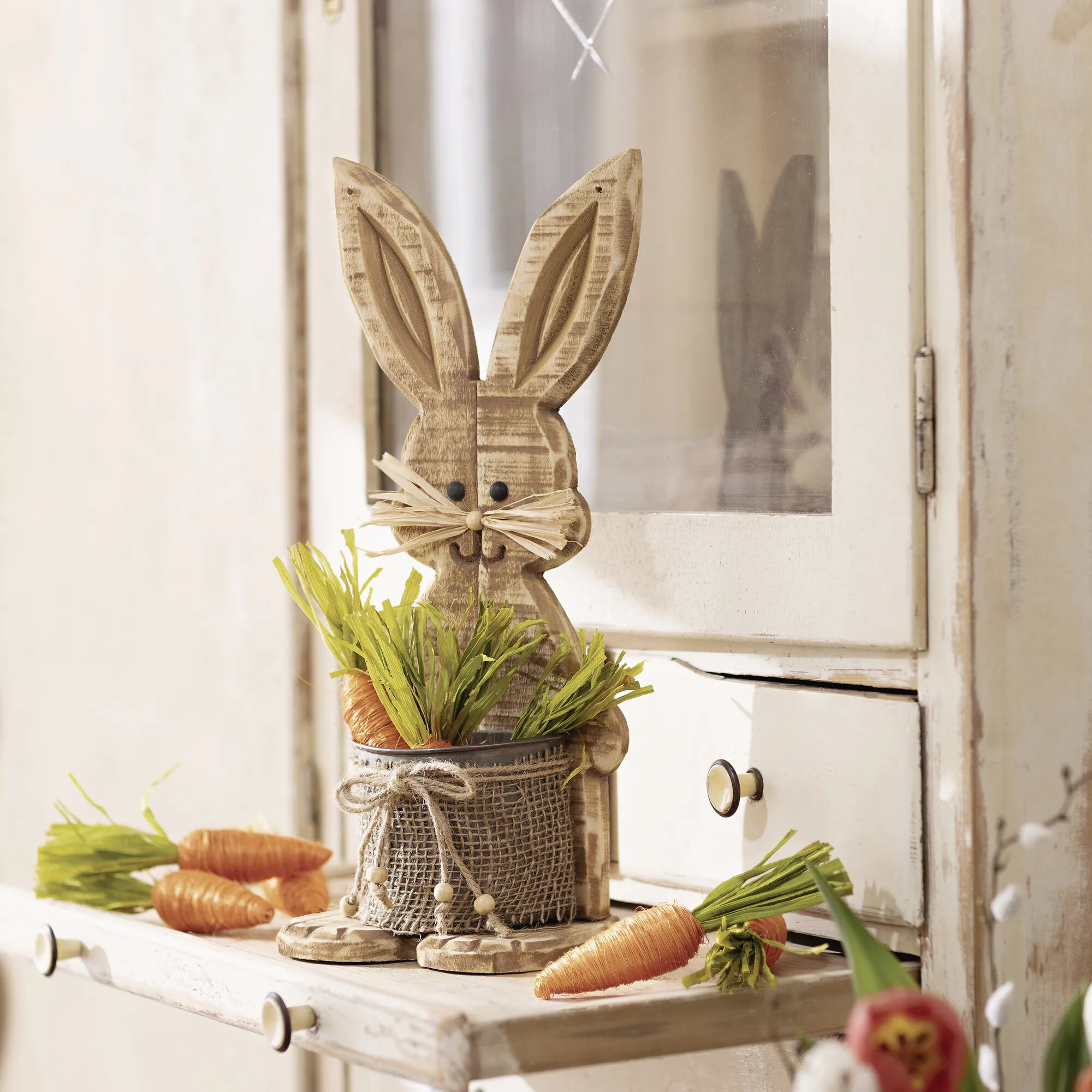 Hase "Pflanztöpfchen"  im Frank Flechtwaren Online Shop kaufen