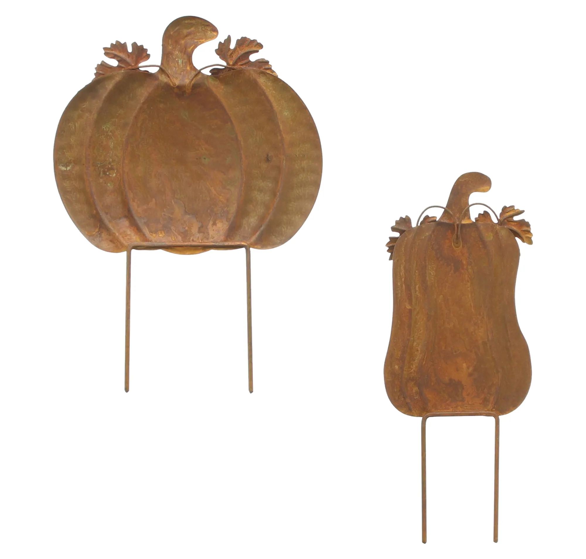 Herbststecker "Kürbis", 2er Set  im Frank Flechtwaren Online Shop für Dekokürbisse kaufen