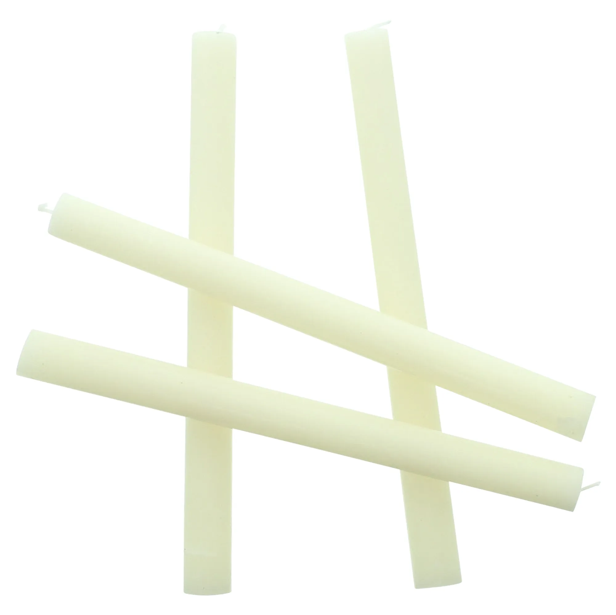Stabkerze "Ivory", 4er Set  im Frank Flechtwaren Online Shop für Zubehör für Adventskränze kaufen