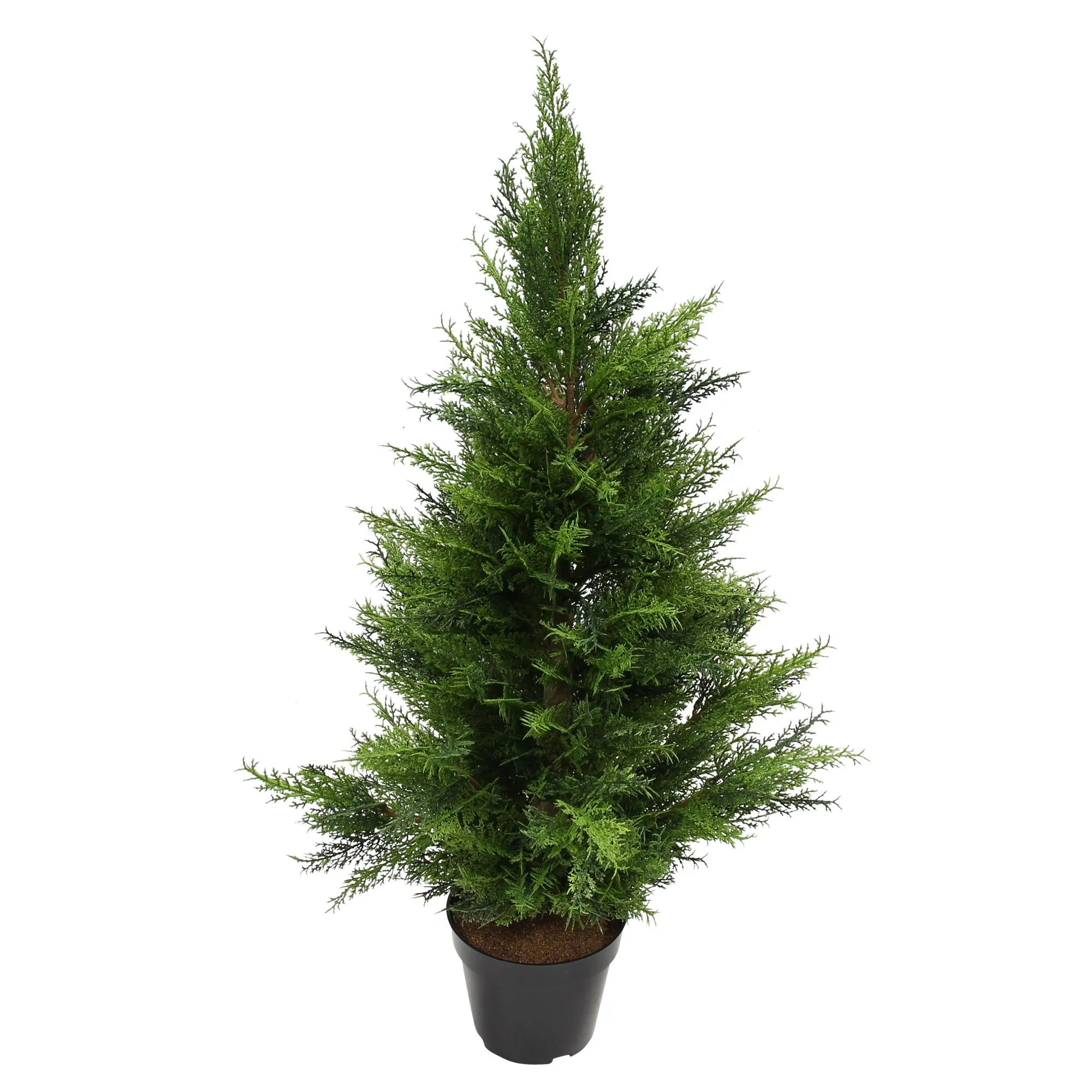 Kunstpflanze "Konifere"  im Frank Flechtwaren Online Shop für Weihnachtliche Gartendeko kaufen